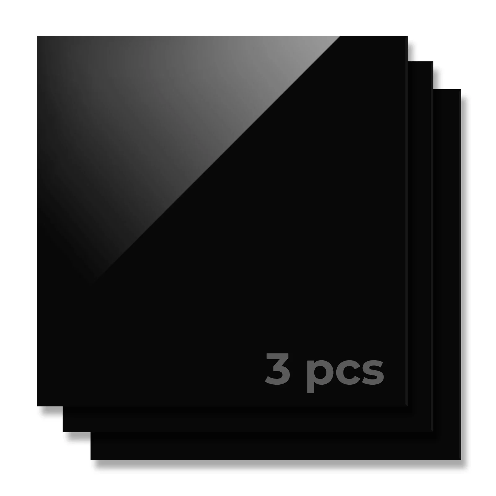 3mm Black Fire Retardant Acrylic Sheet for Diode Laser Cutting (3pcs) - Image 4
