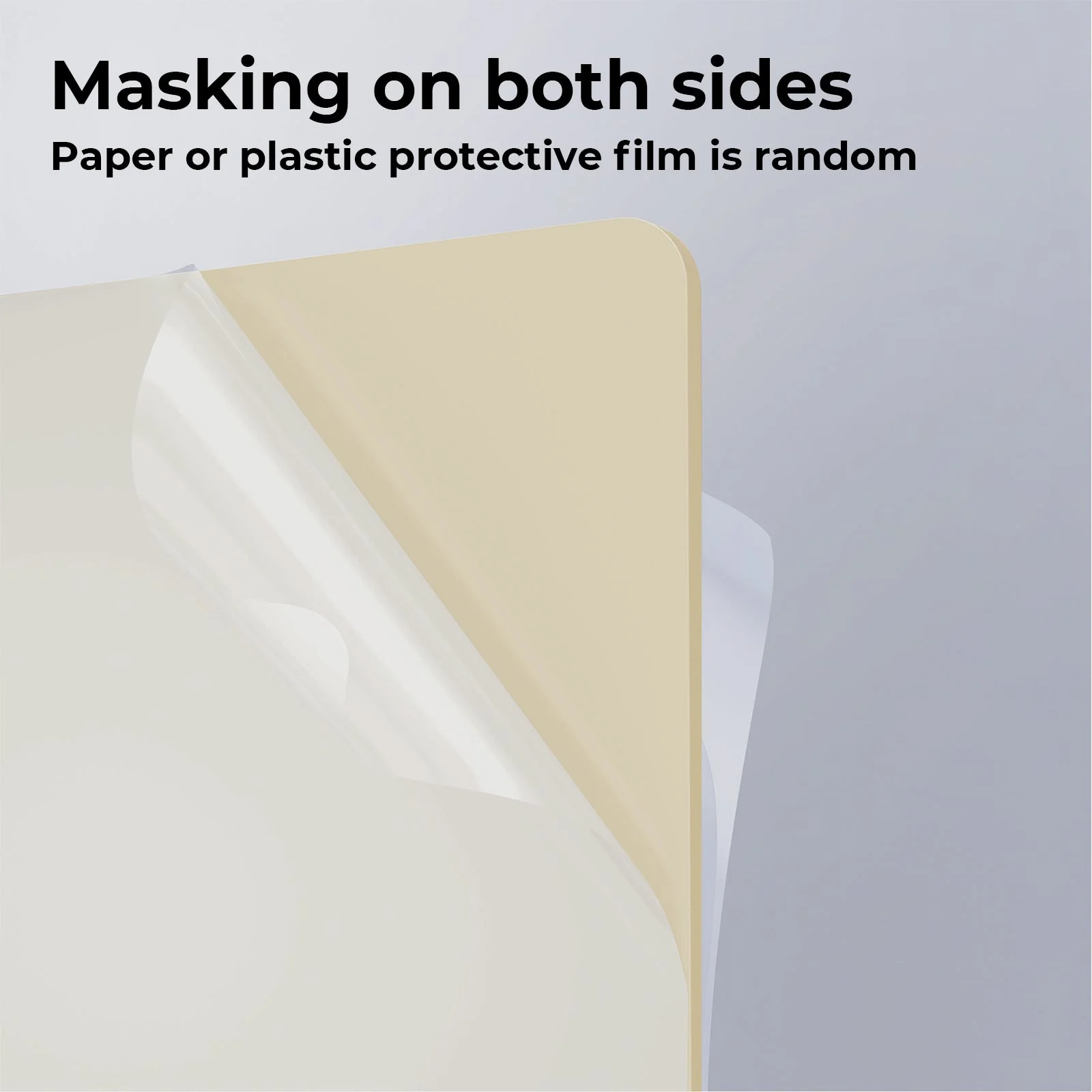 3mm Pastel Champagne Yellow Acrylic Sheet (3pcs) - Image 4