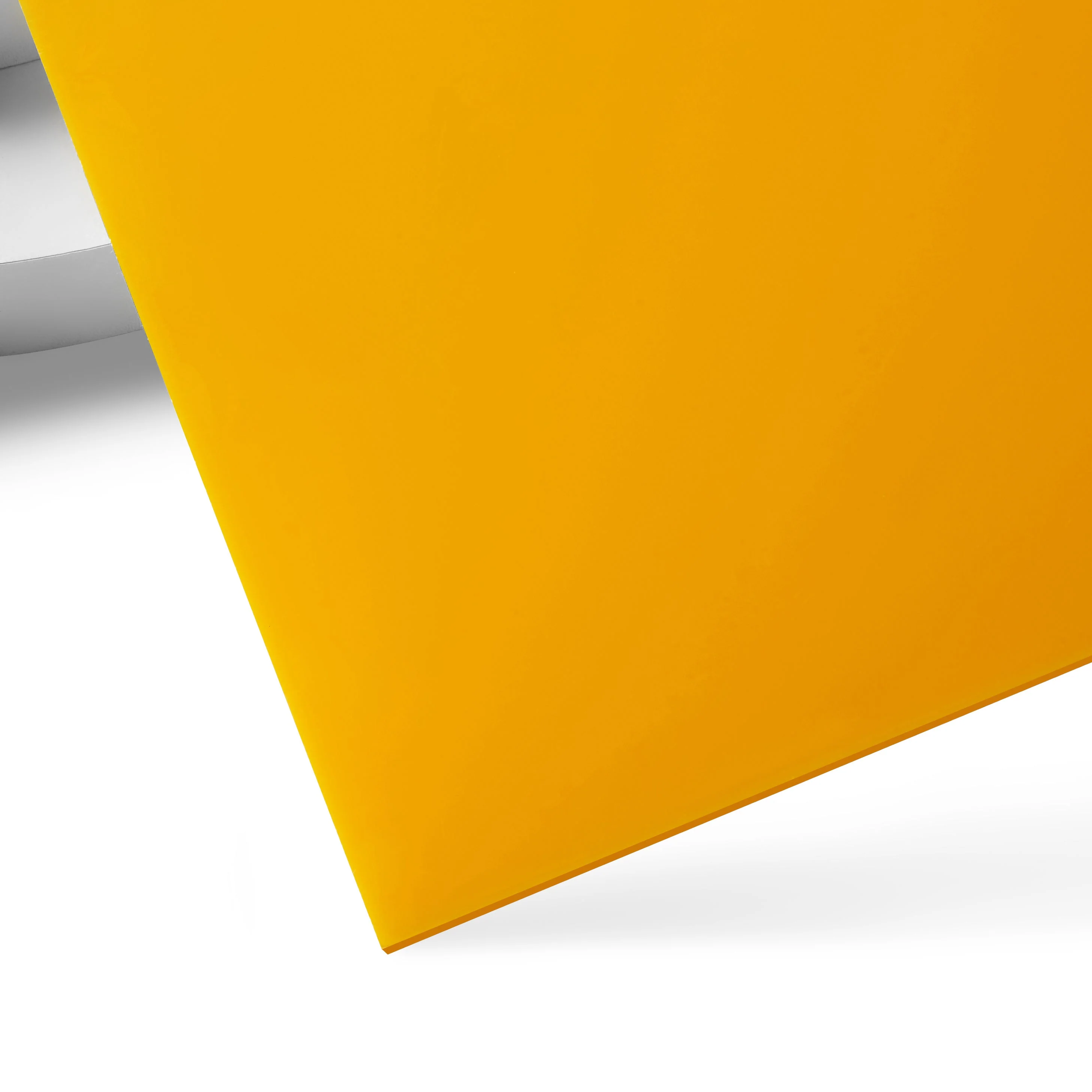 3mm Chrome Yellow Opaque Glossy Acrylic Sheet (3pcs)