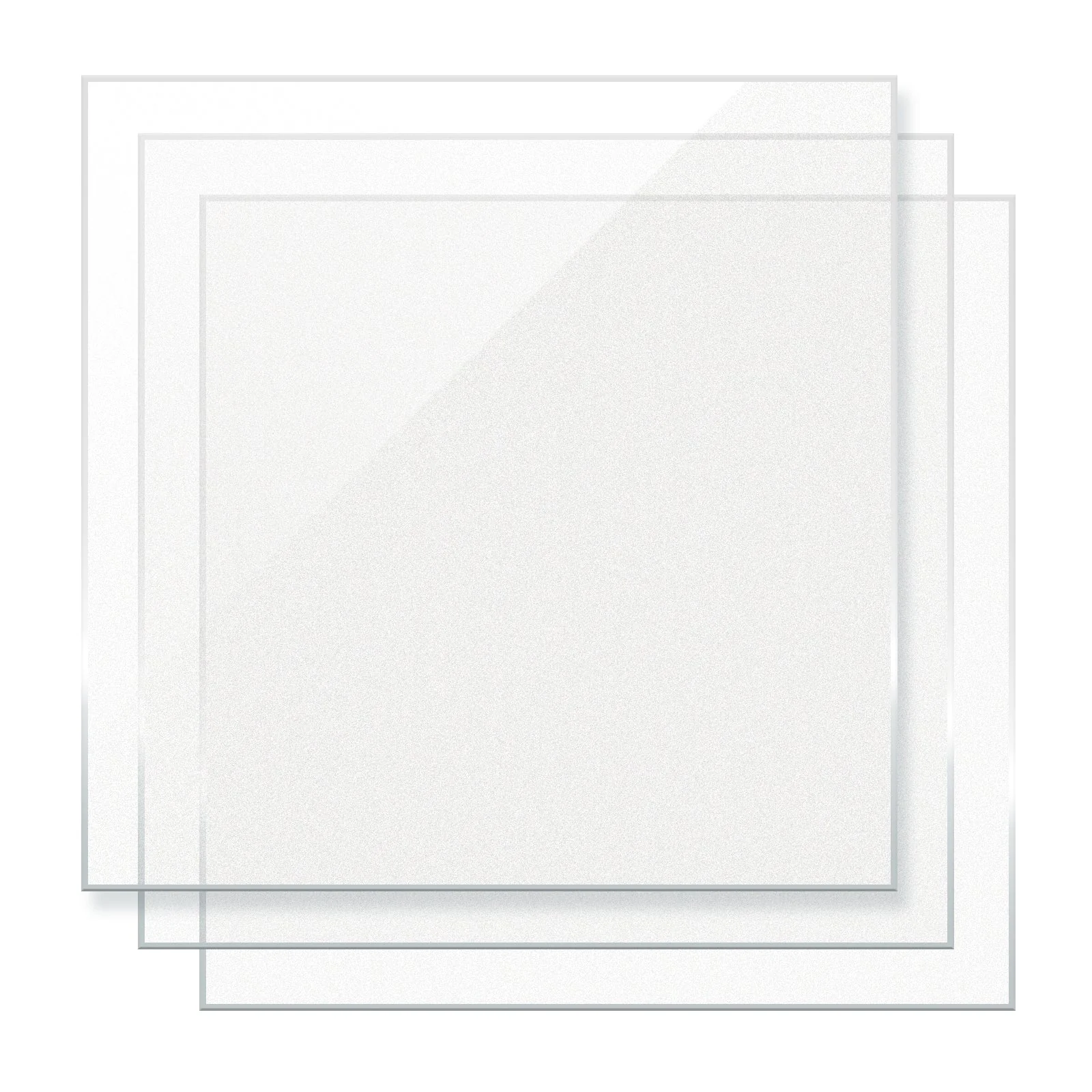 3mm Clear Frosted Transparent Glossy Acrylic Sheet (3pcs) - Image 4