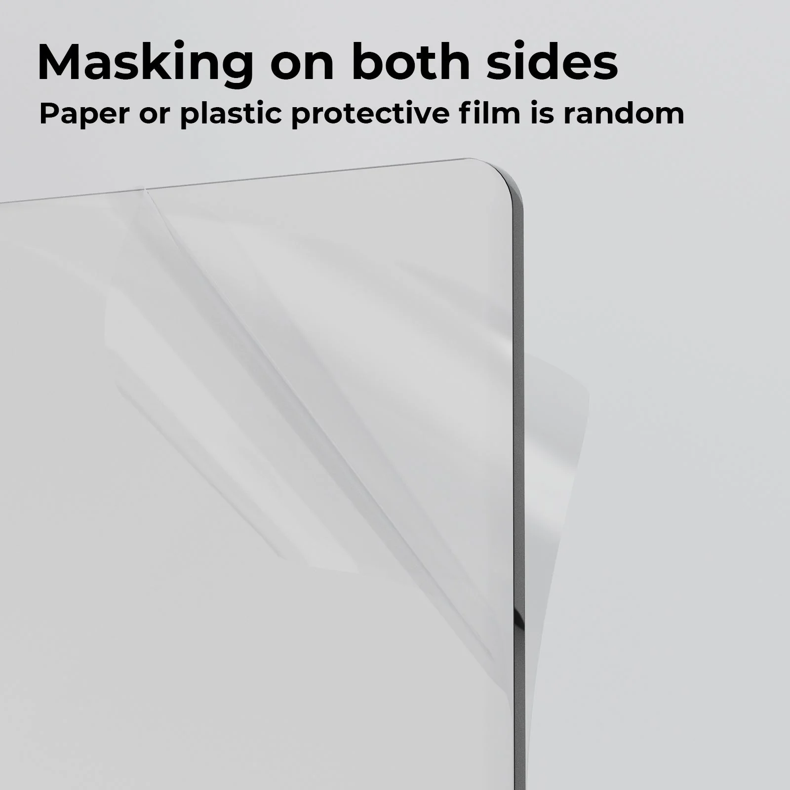 3mm Clear Frosted Transparent Glossy Acrylic Sheet (3pcs) - Image 5