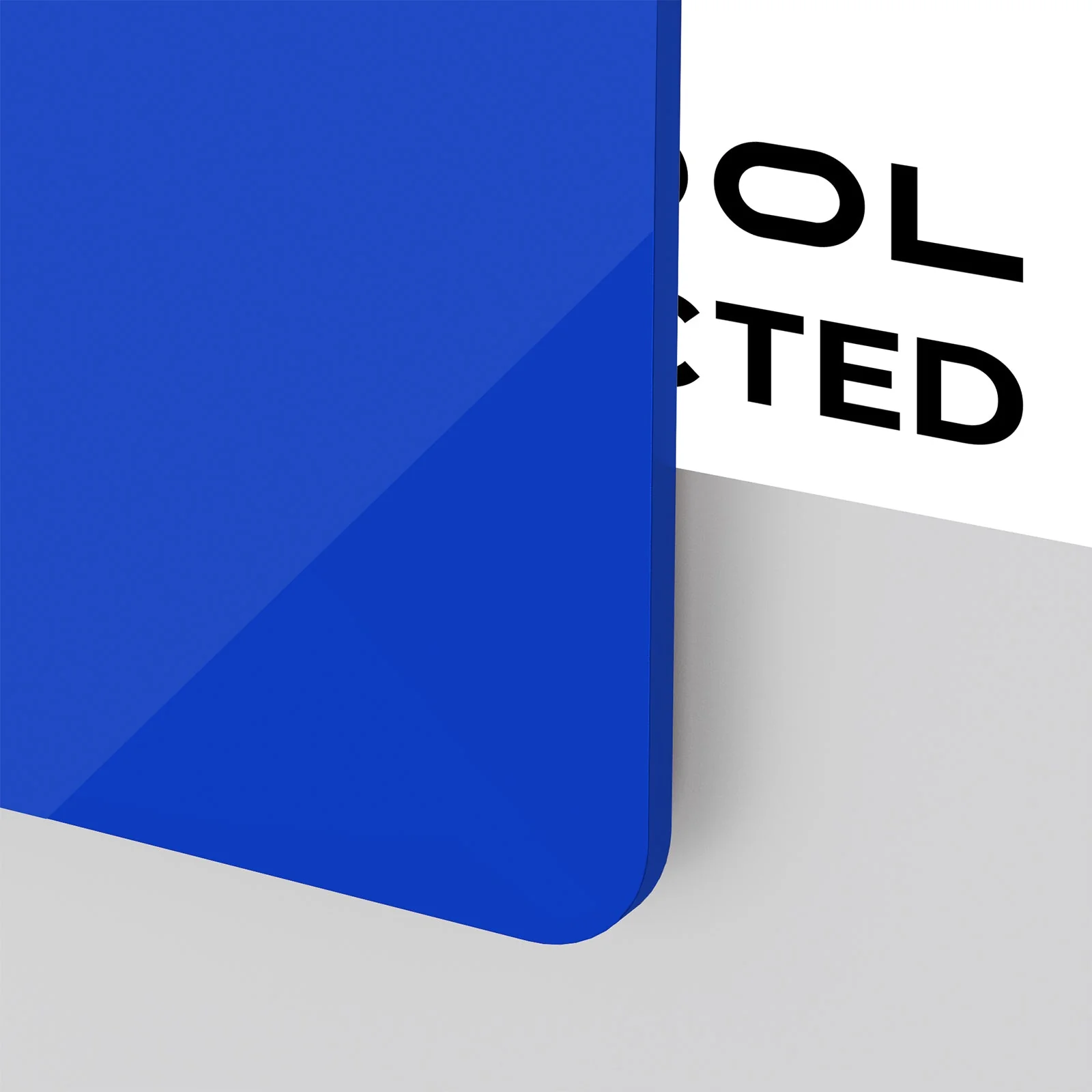 3mm Deep Blue Opaque Glossy Acrylic Sheet (3pcs) - Image 6