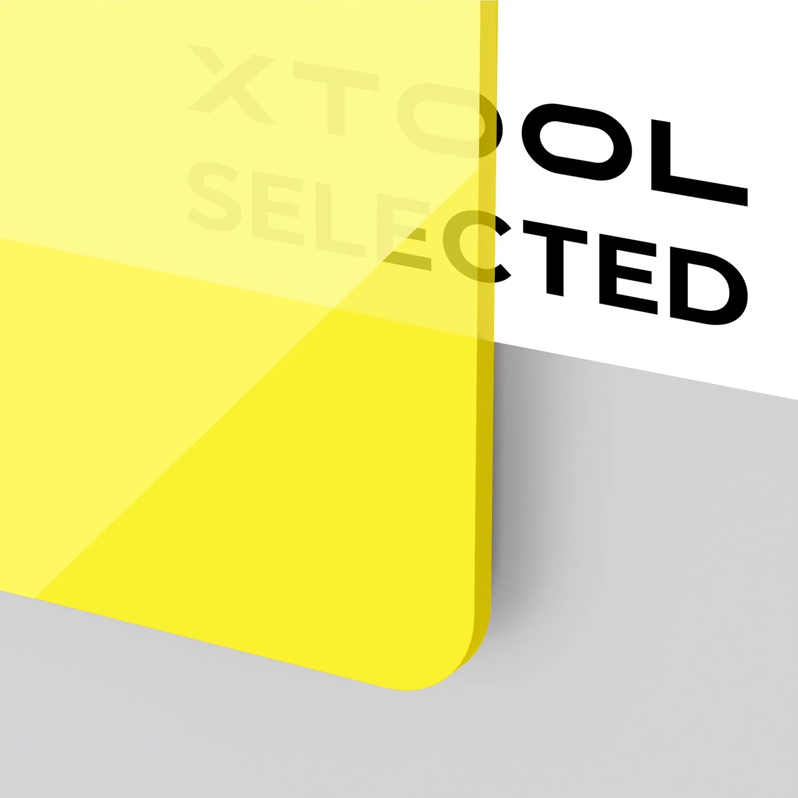 3mm Fluorescent Yellow Translucent Glossy Acrylic Sheet for Diode Laser Cutting (3pcs) - Image 4