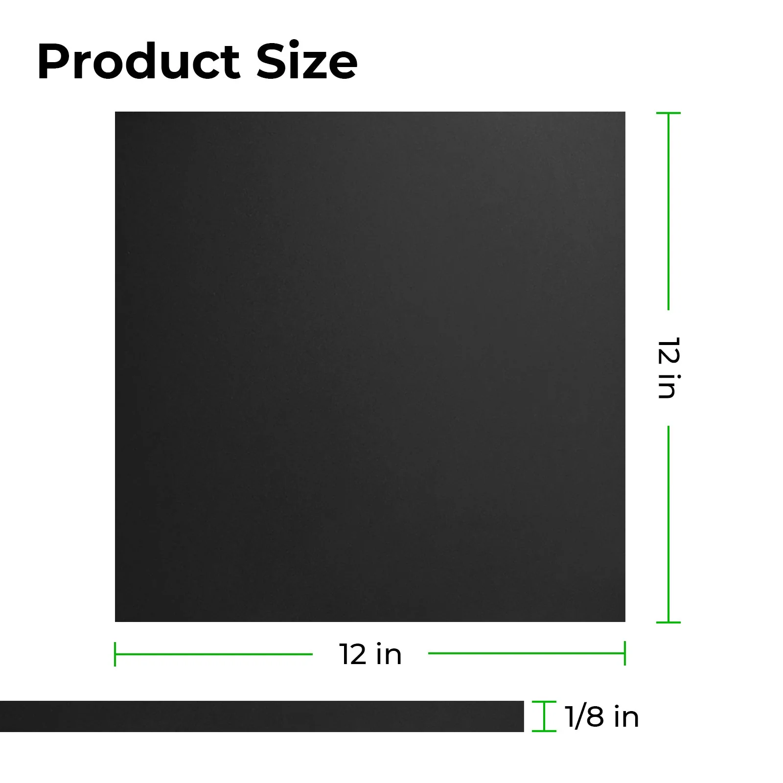 3mm Frosted Black Acrylic (3pcs) - Image 3