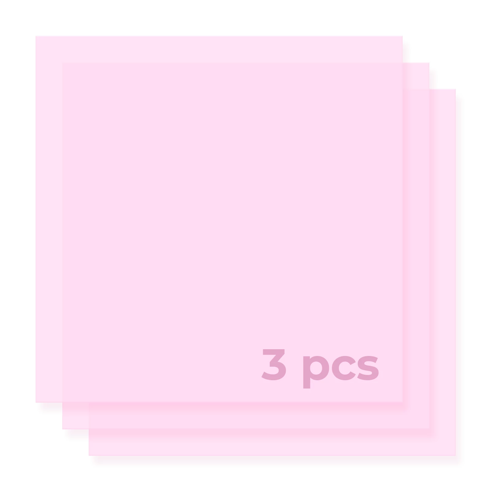 3mm Frosted Pink Acrylic Sheet (3pcs) - Image 4