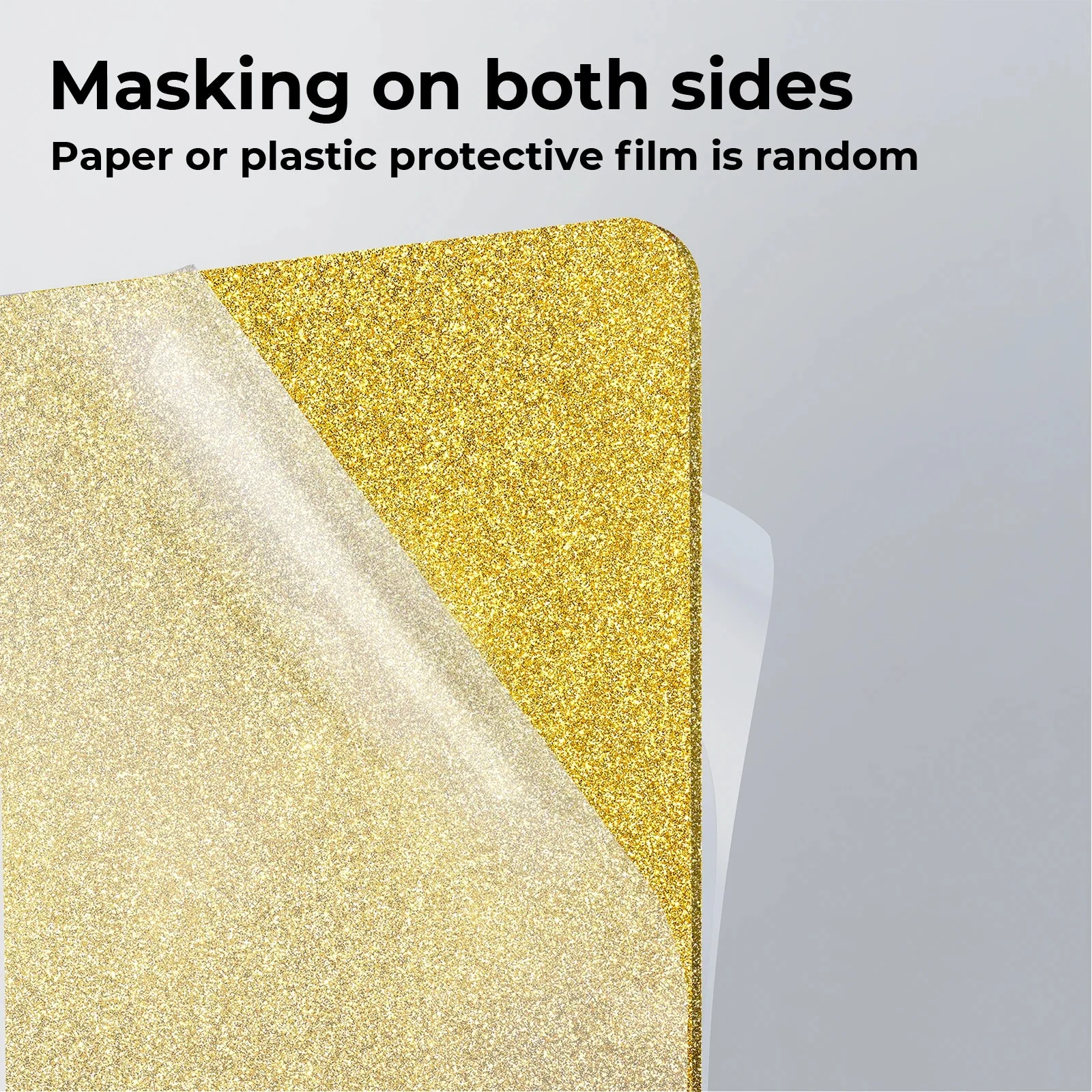 3mm Gold Glitter Opaque Glossy Acrylic Sheet (3pcs) - Image 5
