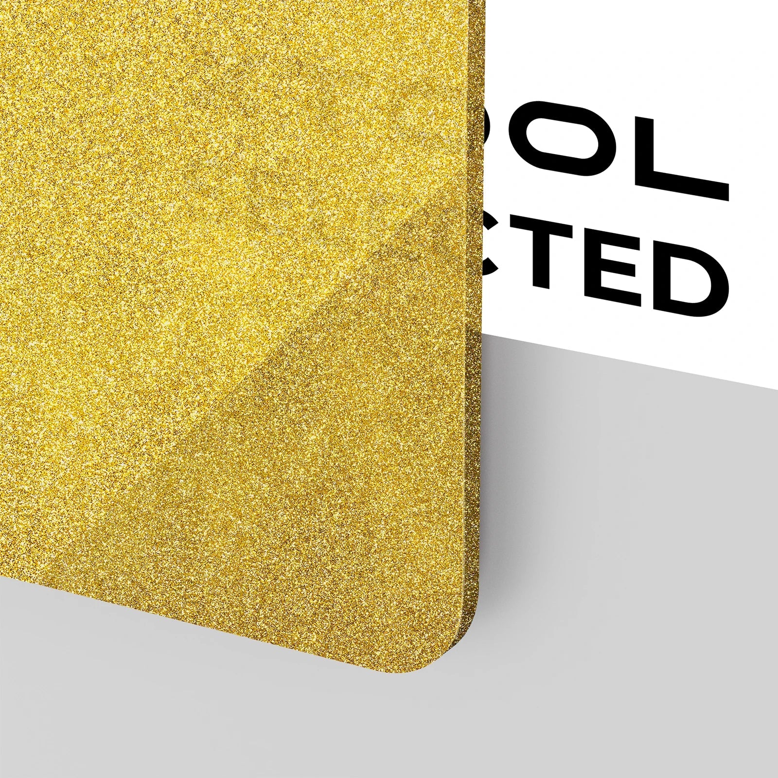 3mm Gold Glitter Opaque Glossy Acrylic Sheet (3pcs) - Image 6