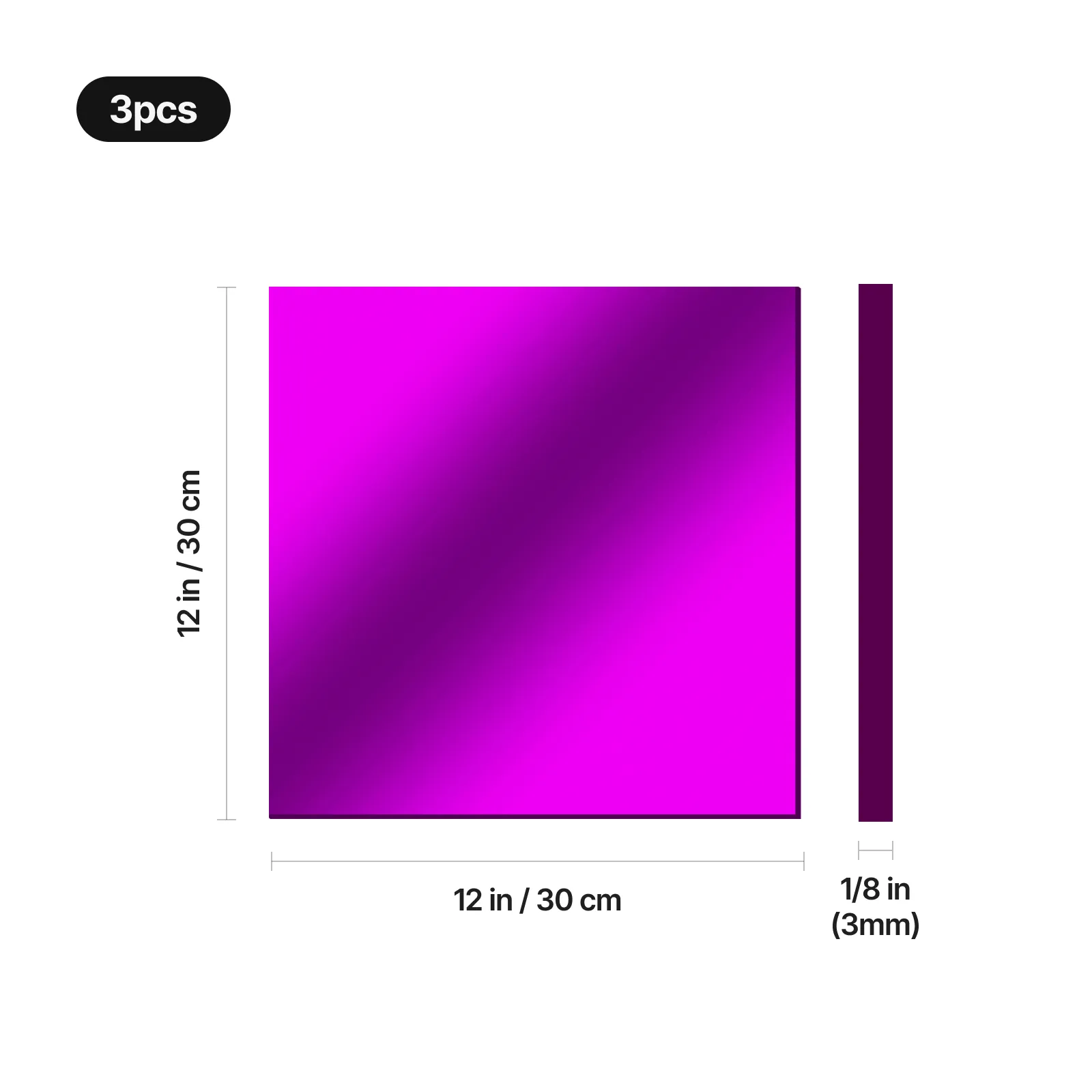3 mm Mirror Acrylic Sheet - Image 14