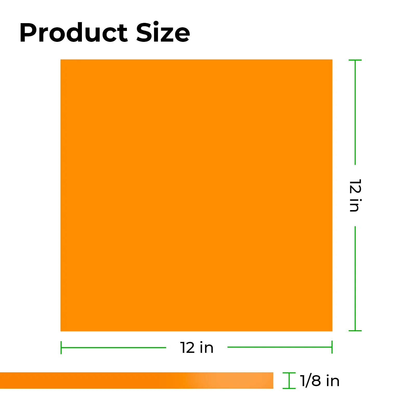 3mm Orange Translucent Glossy Acrylic Sheet (3pcs) - Image 3