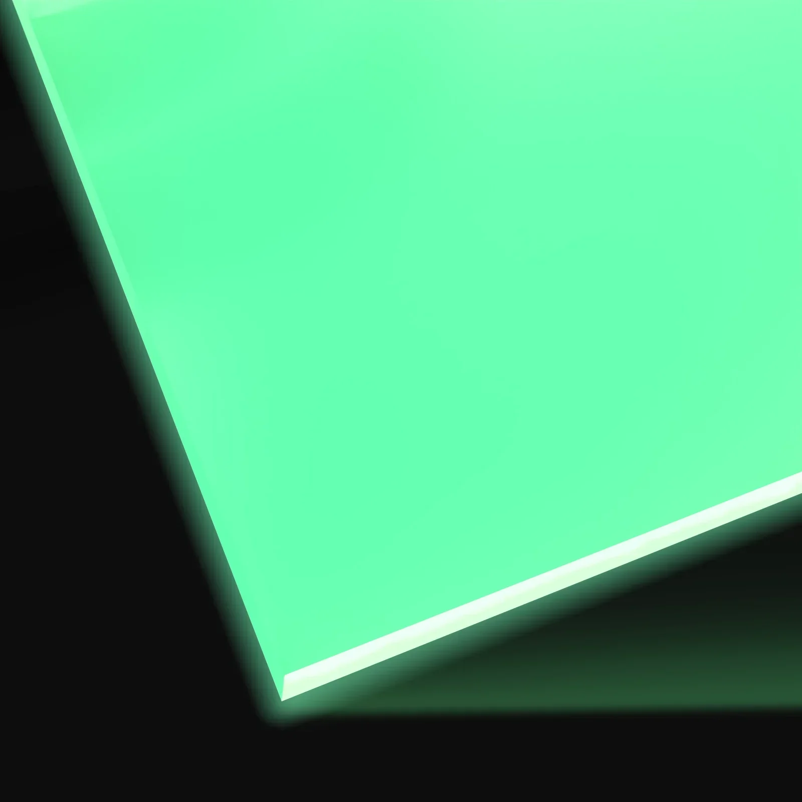 3mm Pale Green Glow in the Dark Acrylic Sheet (3pcs) - Image 3