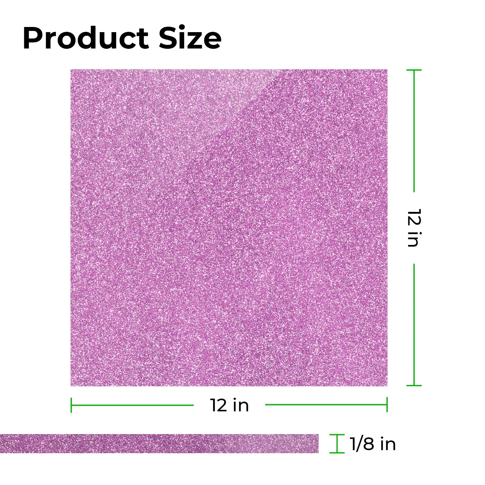 3mm Pink Glitter Opaque Glossy Acrylic Sheet (3pcs) - Image 3
