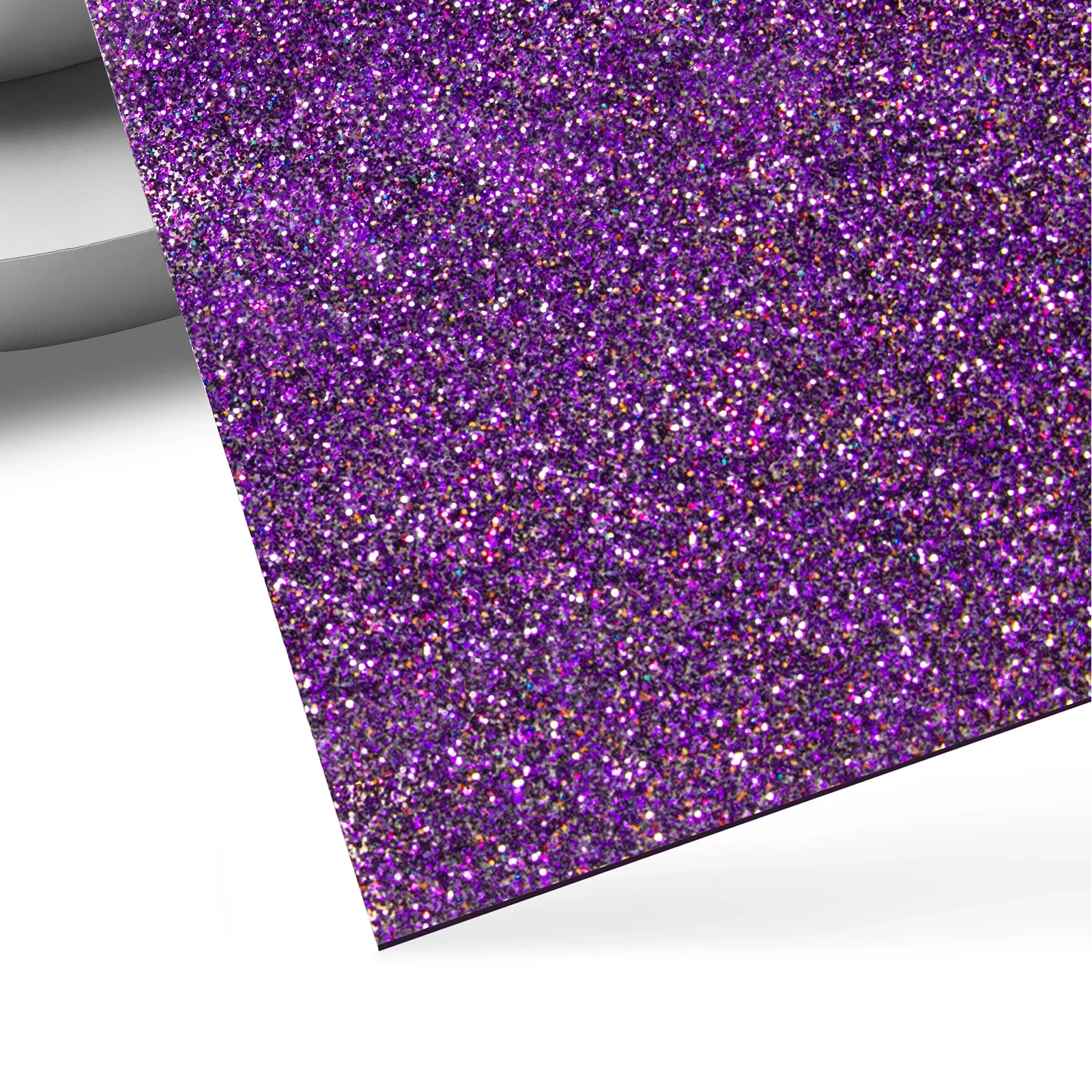 3mm Purple Glitter Opaque Glossy Acrylic Sheet (3pcs)