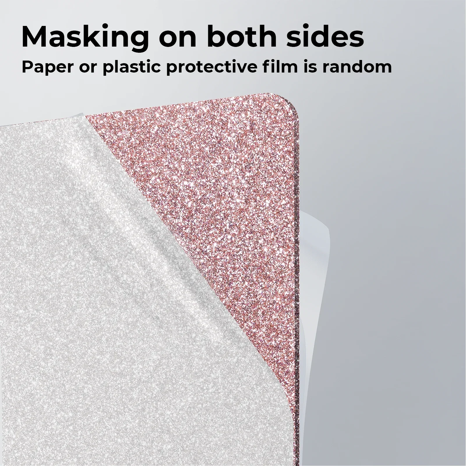 3mm Rose Gold Glitter Opaque Glossy Acrylic Sheet (3pcs) - Image 5