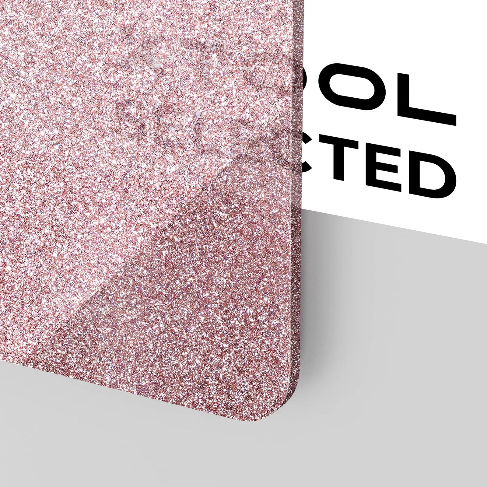 3mm Rose Gold Glitter Opaque Glossy Acrylic Sheet (3pcs) - Image 6