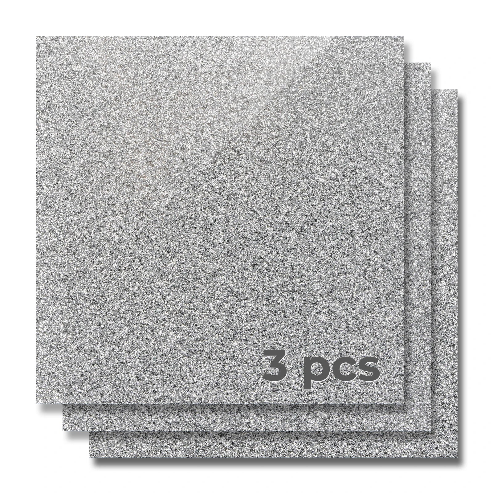 3mm Silver Glitter Opaque Glossy Acrylic Sheet (3pcs) - Image 3