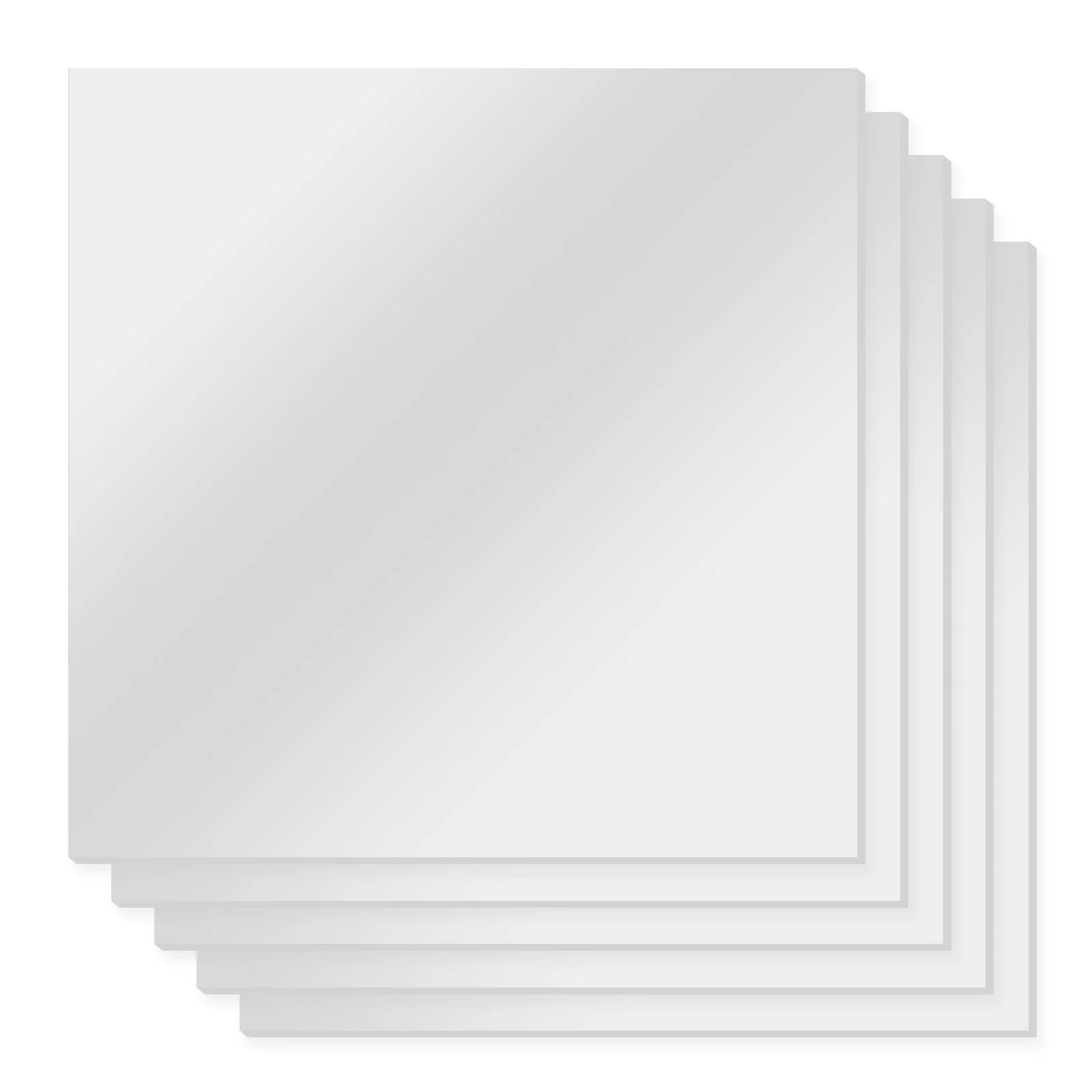 3mm Silver Mirror Acrylic Sheet (5pcs) - Image 4