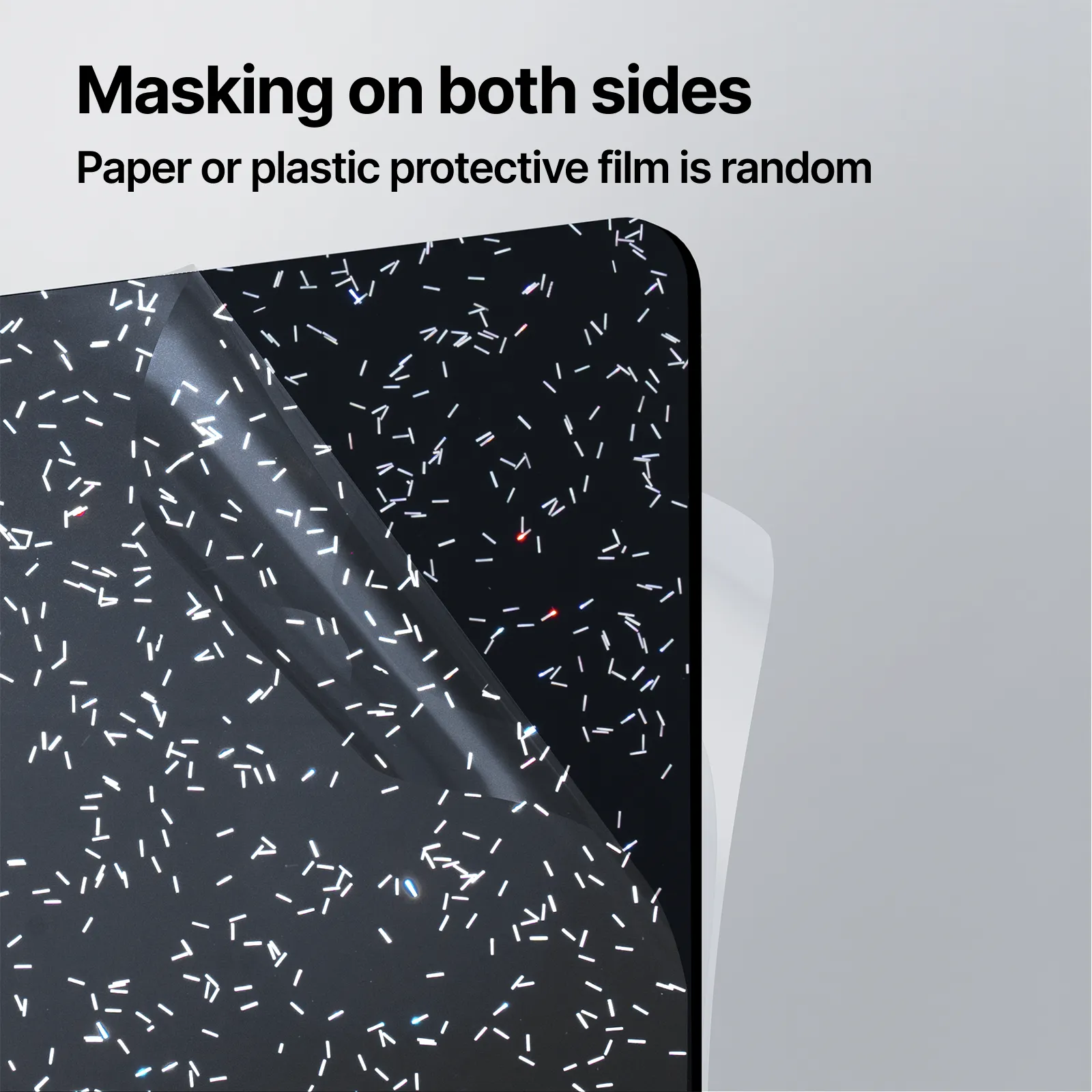 3,2 mm Sprinkles Glitter Black Acrylic Sheets (3 pcs) - Image 4