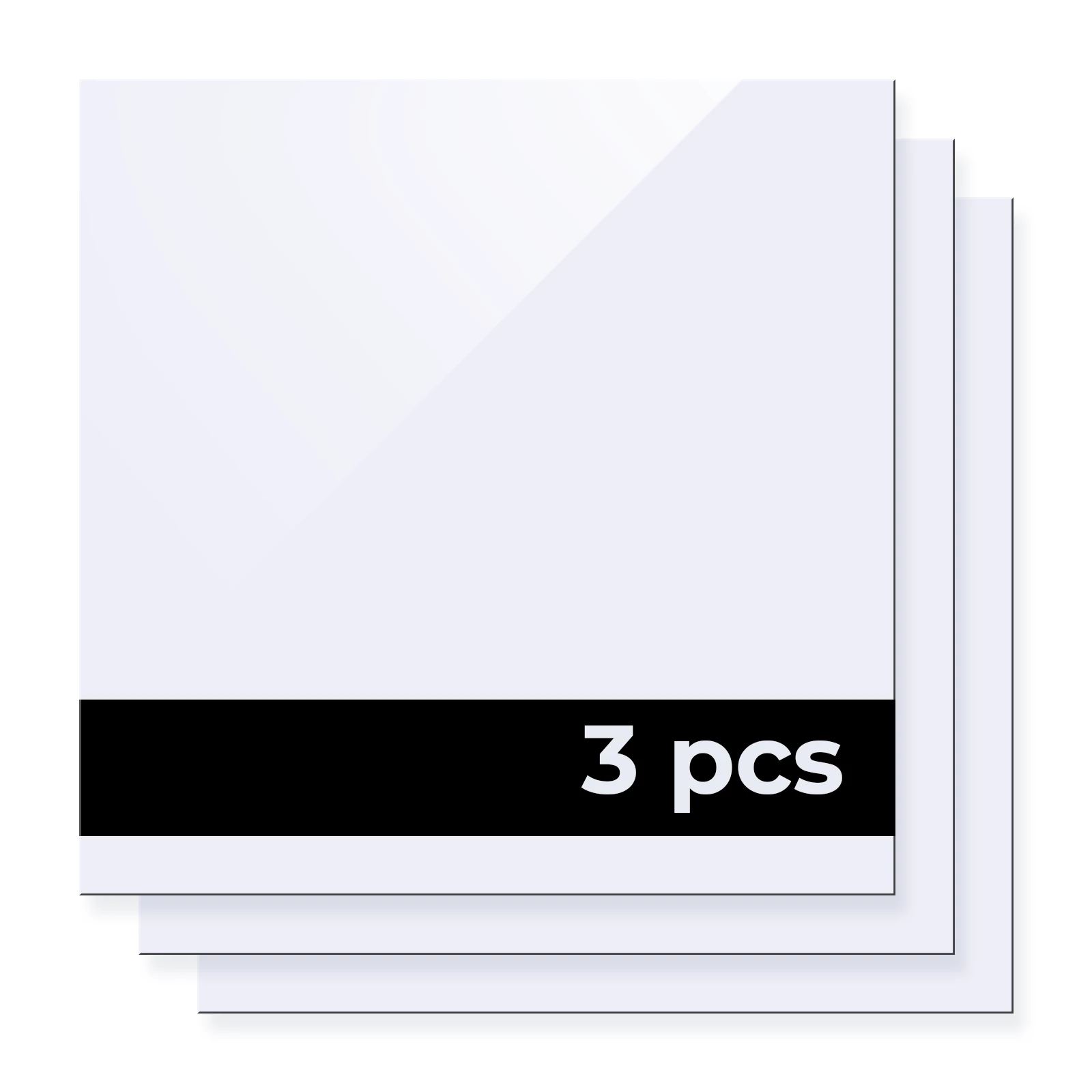 3 mm Two-Tone Glossy Acrylic Sheet (3 pcs) - Image 20