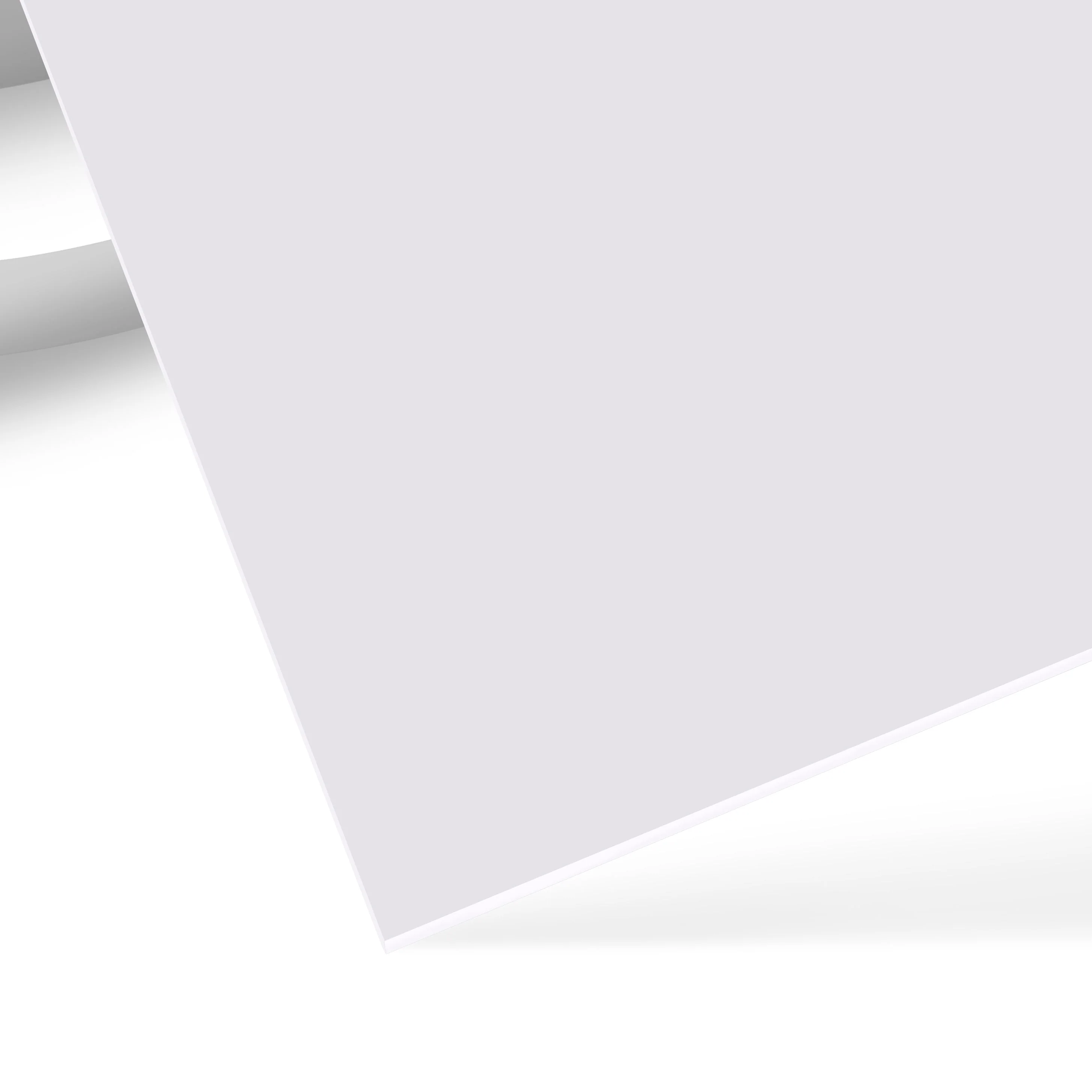 3mm White Opaque Glossy Acrylic Sheet (3pcs)