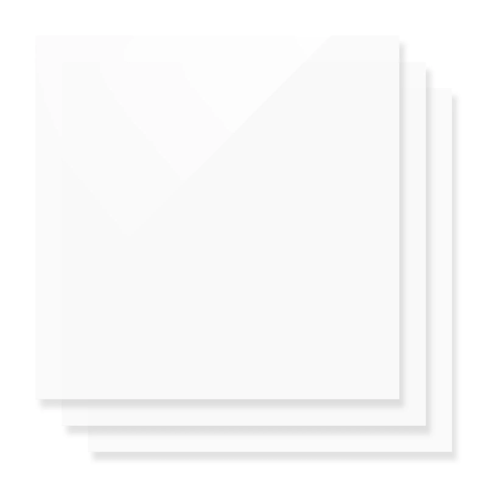 3mm White Opaque Glossy Acrylic Sheet (3pcs) - Image 4