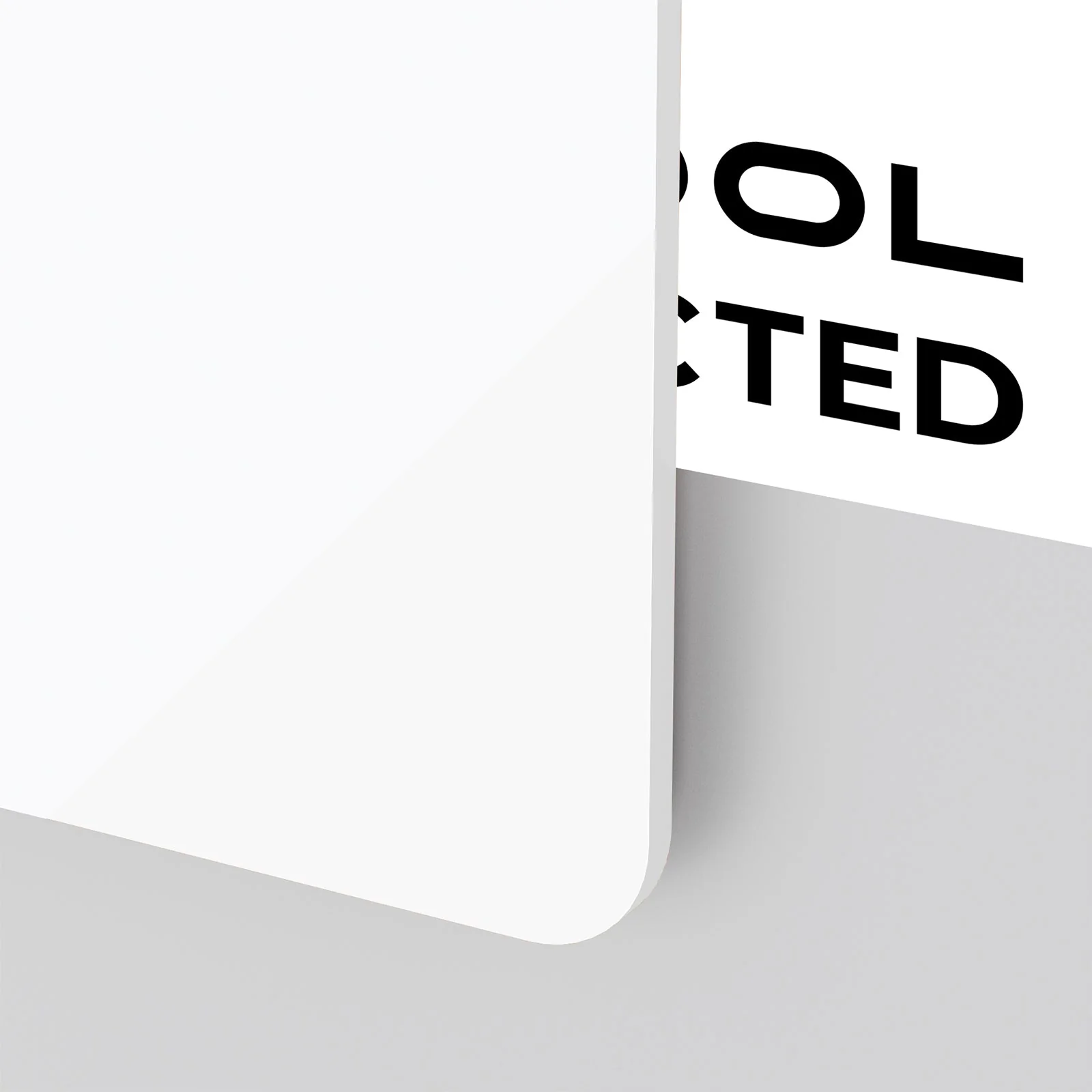 3mm White Opaque Glossy Acrylic Sheet (3pcs) - Image 6