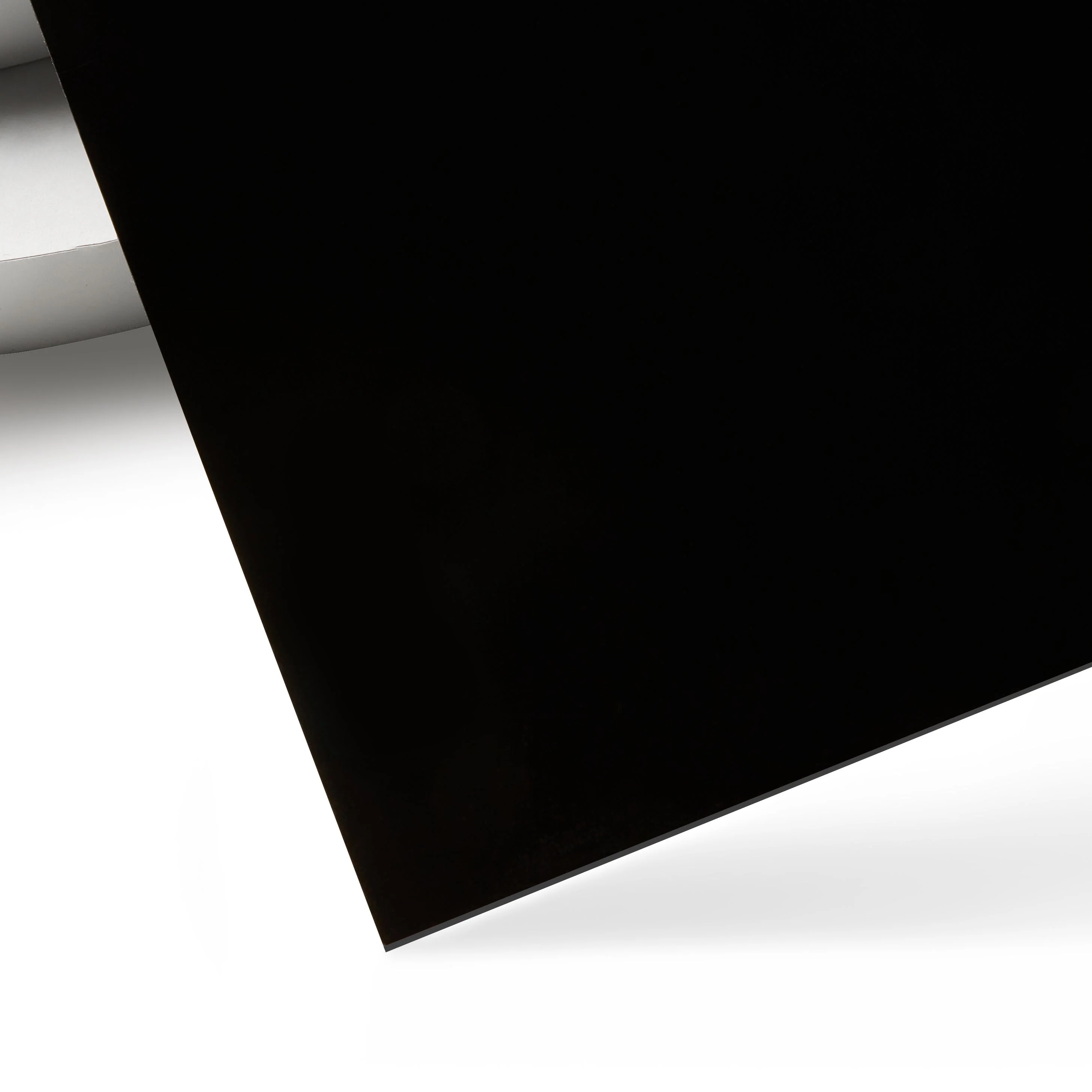1mm Black Opaque Glossy Acrylic Sheet (10pcs)