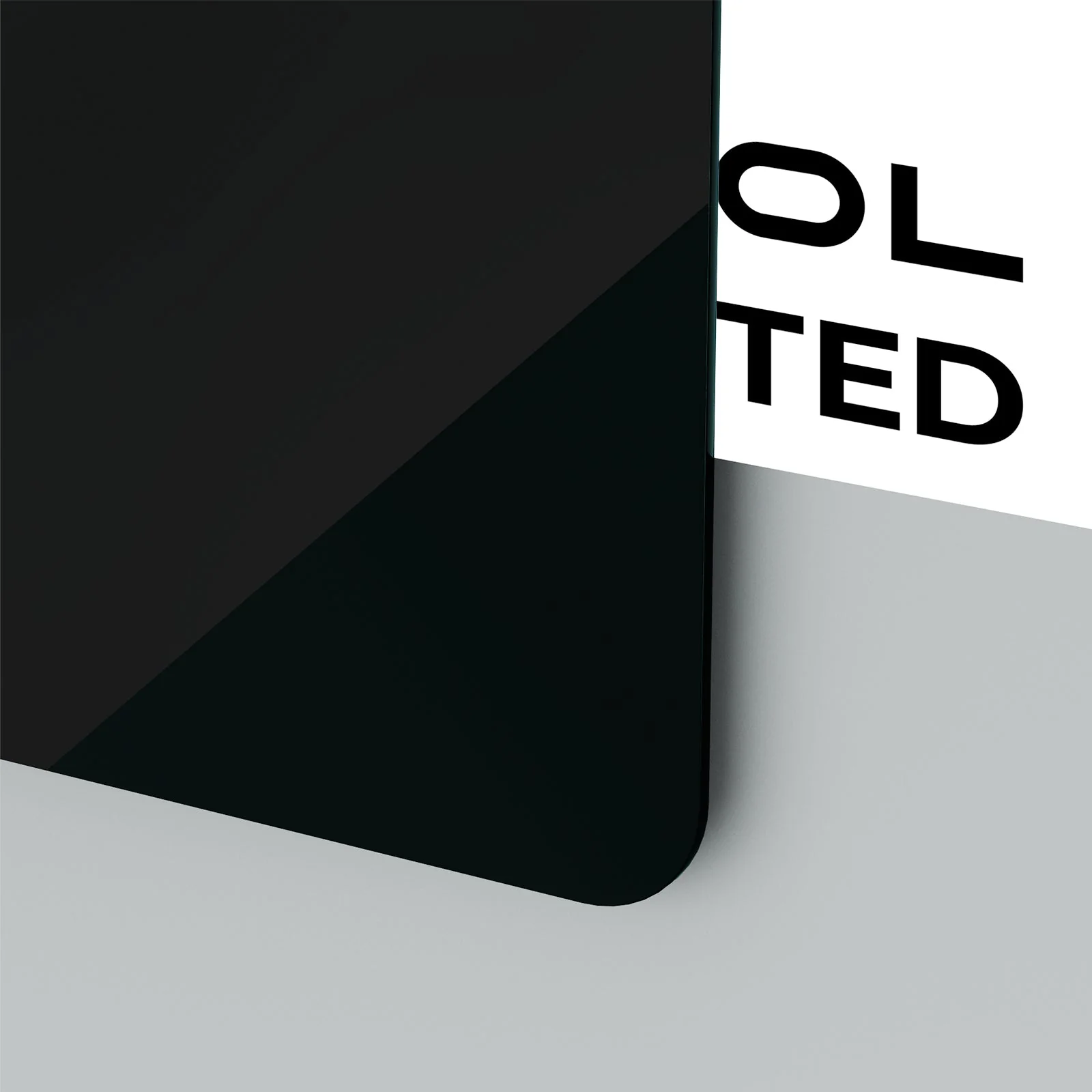 1mm Black Opaque Glossy Acrylic Sheet (10pcs) - Image 4