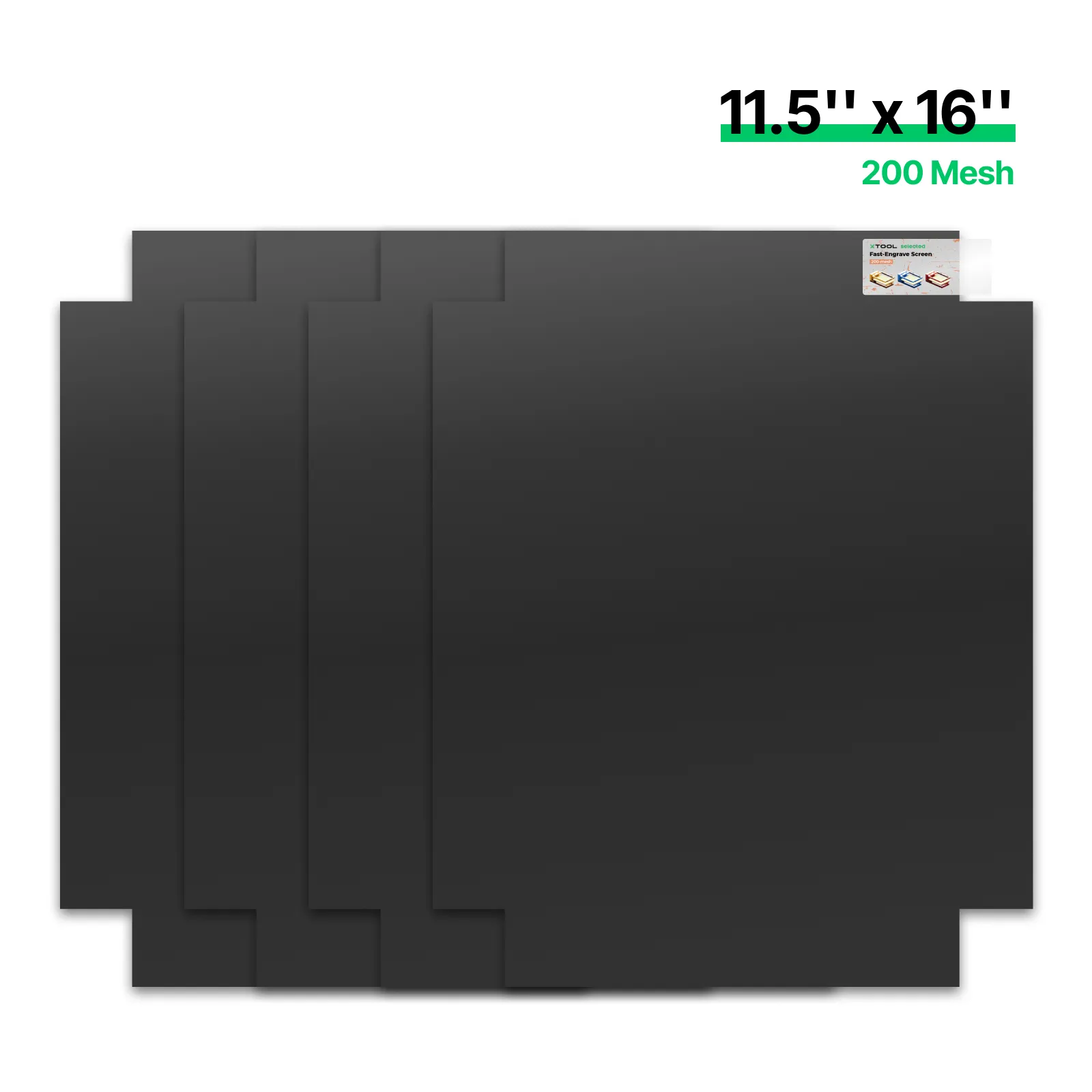 200 Mesh Polyester Fast-Engrave Screen (4pcs) 29 cm x 40,6 cm