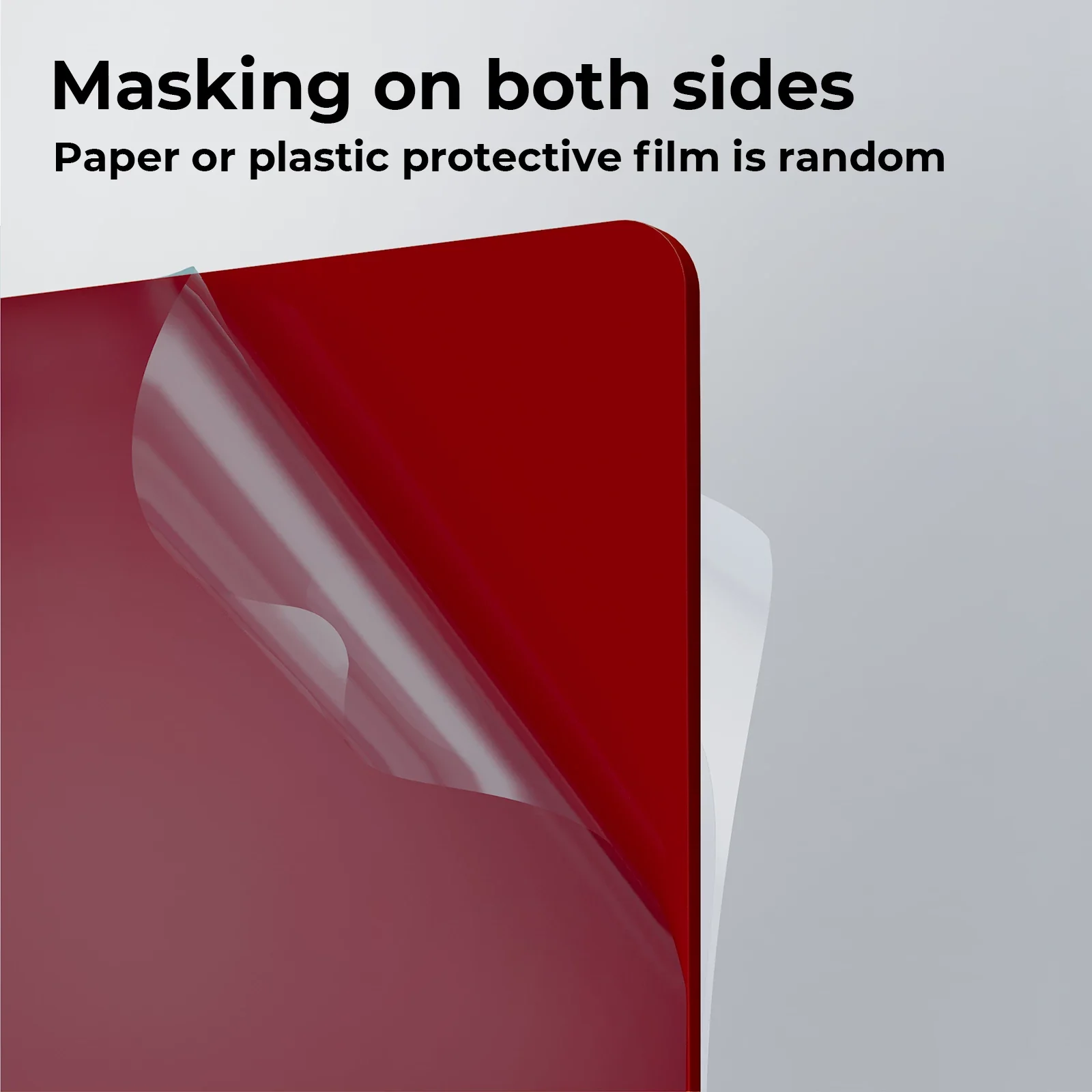 3 mm Dark Red Opaque Glossy Acrylic Sheet for Diode Laser Cutting (3pcs) - Image 4