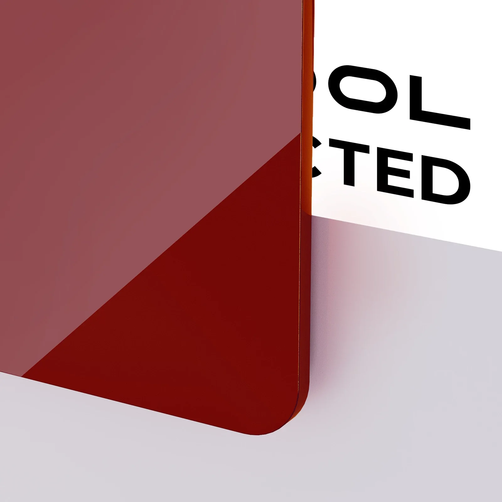 3 mm Dark Red Opaque Glossy Acrylic Sheet for Diode Laser Cutting (3pcs) - Image 5
