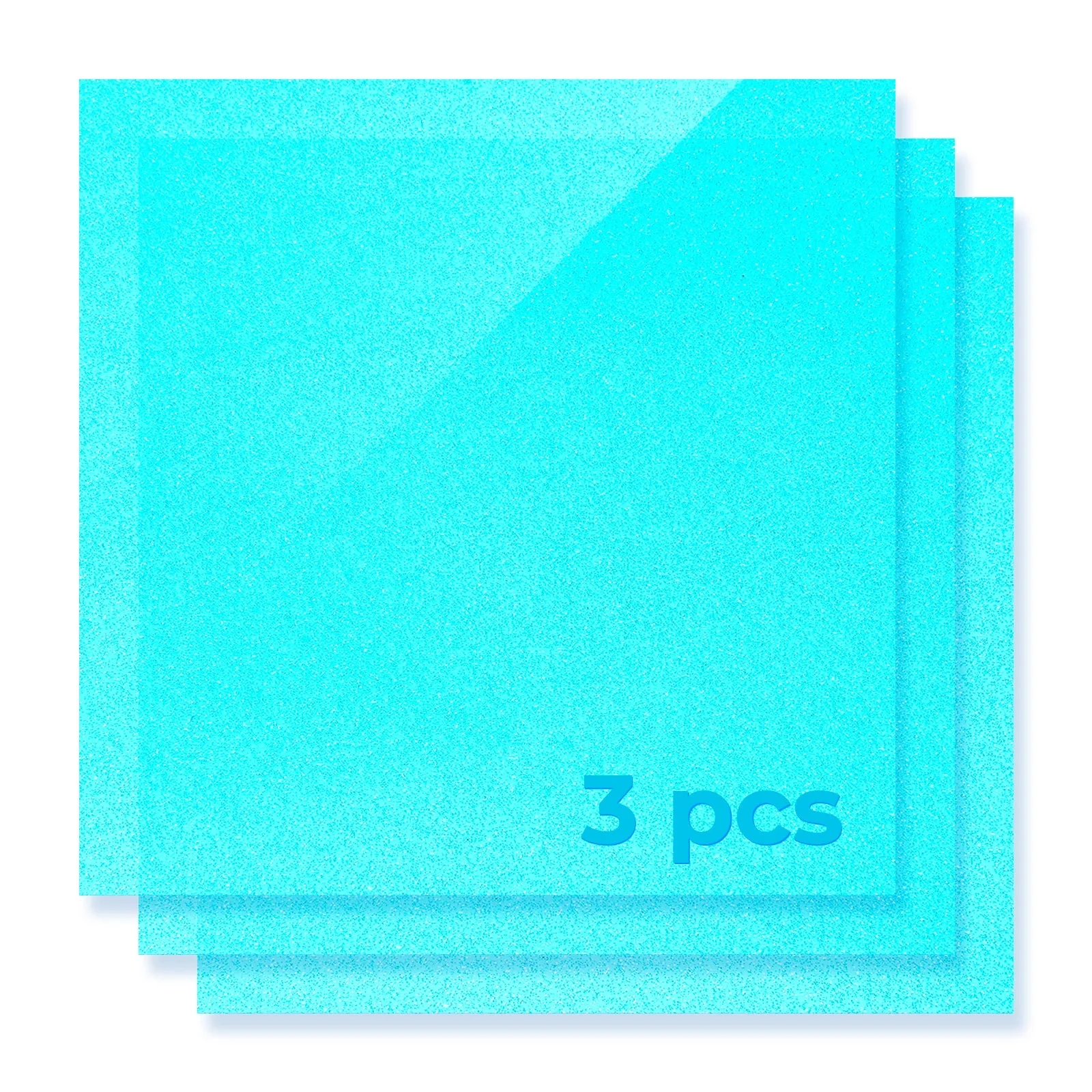 3mm Blue Glitter Translucent Glossy Acrylic Sheet (3pcs) - Image 3