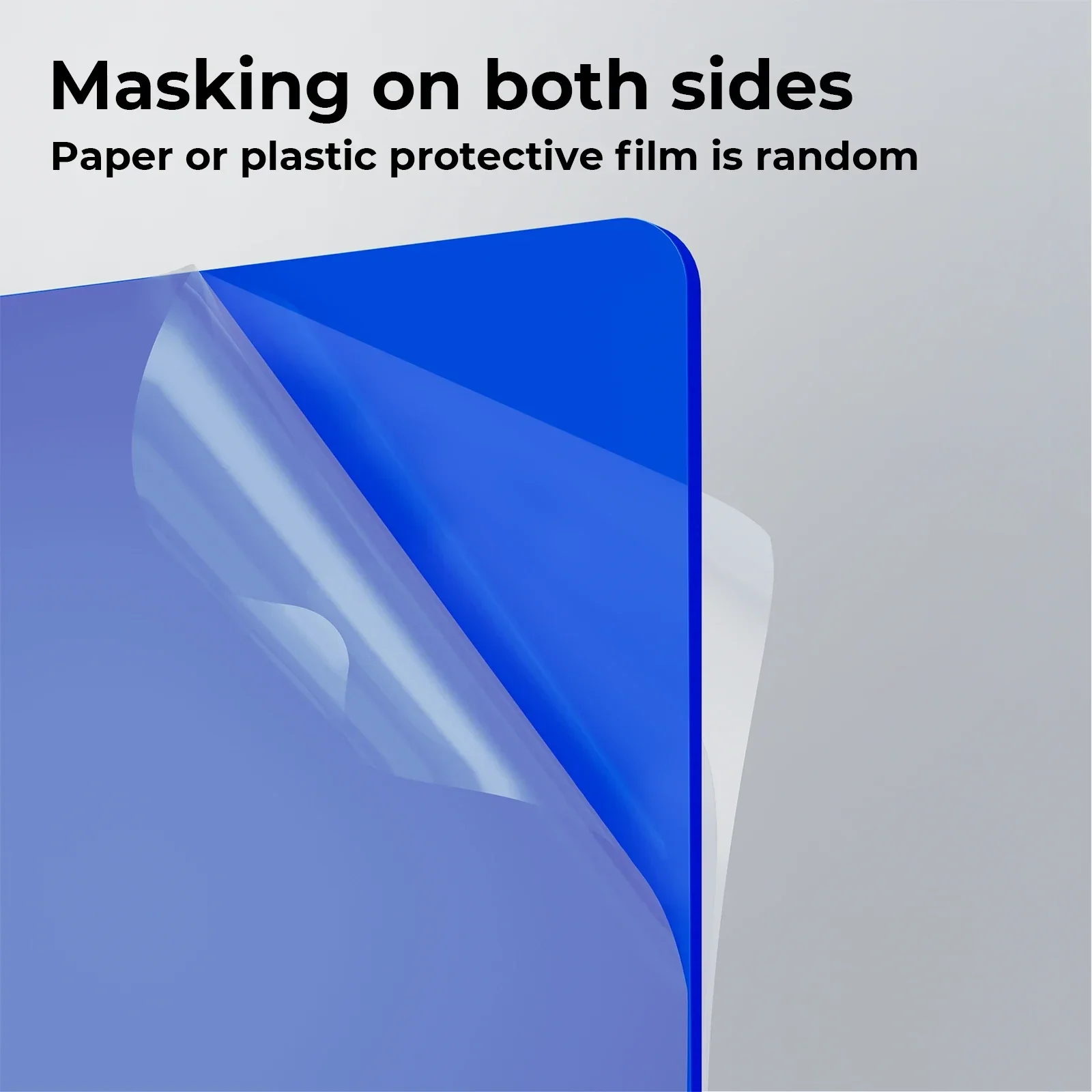 3mm Blue Translucent Glossy Acrylic Sheet (3pcs) - Image 5