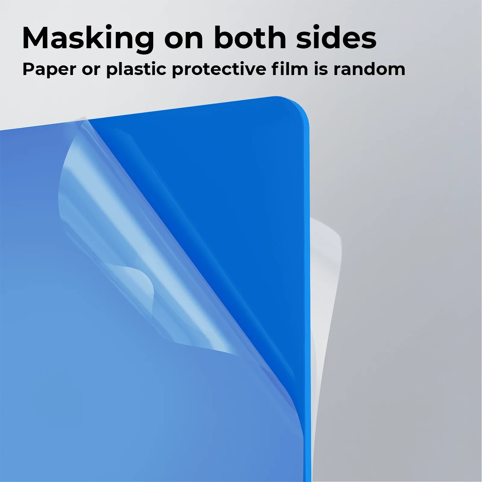 3 mm Blue Glossy Acrylic Sheet (3pcs) - Image 4