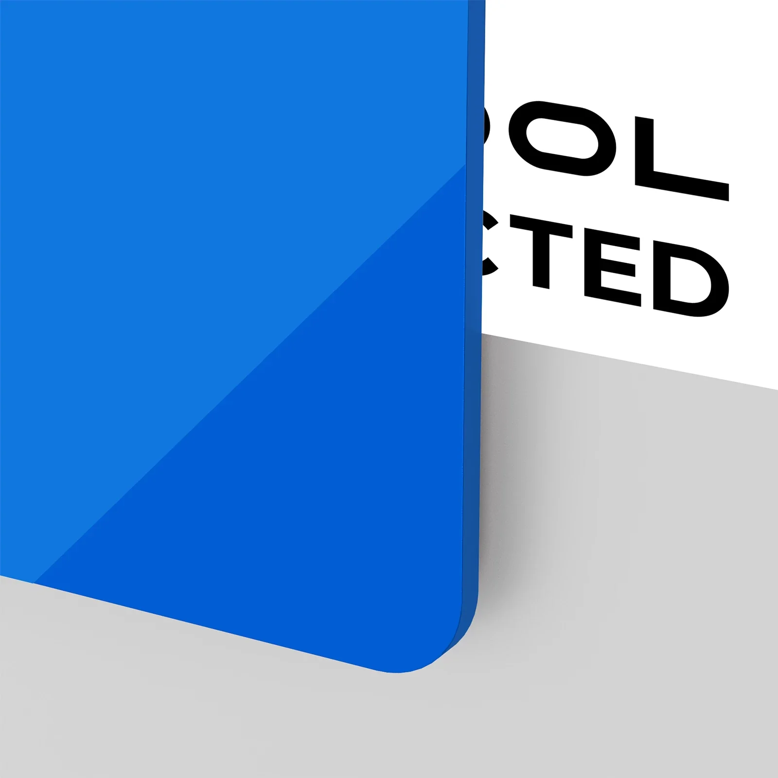 3 mm Blue Glossy Acrylic Sheet (3pcs) - Image 5