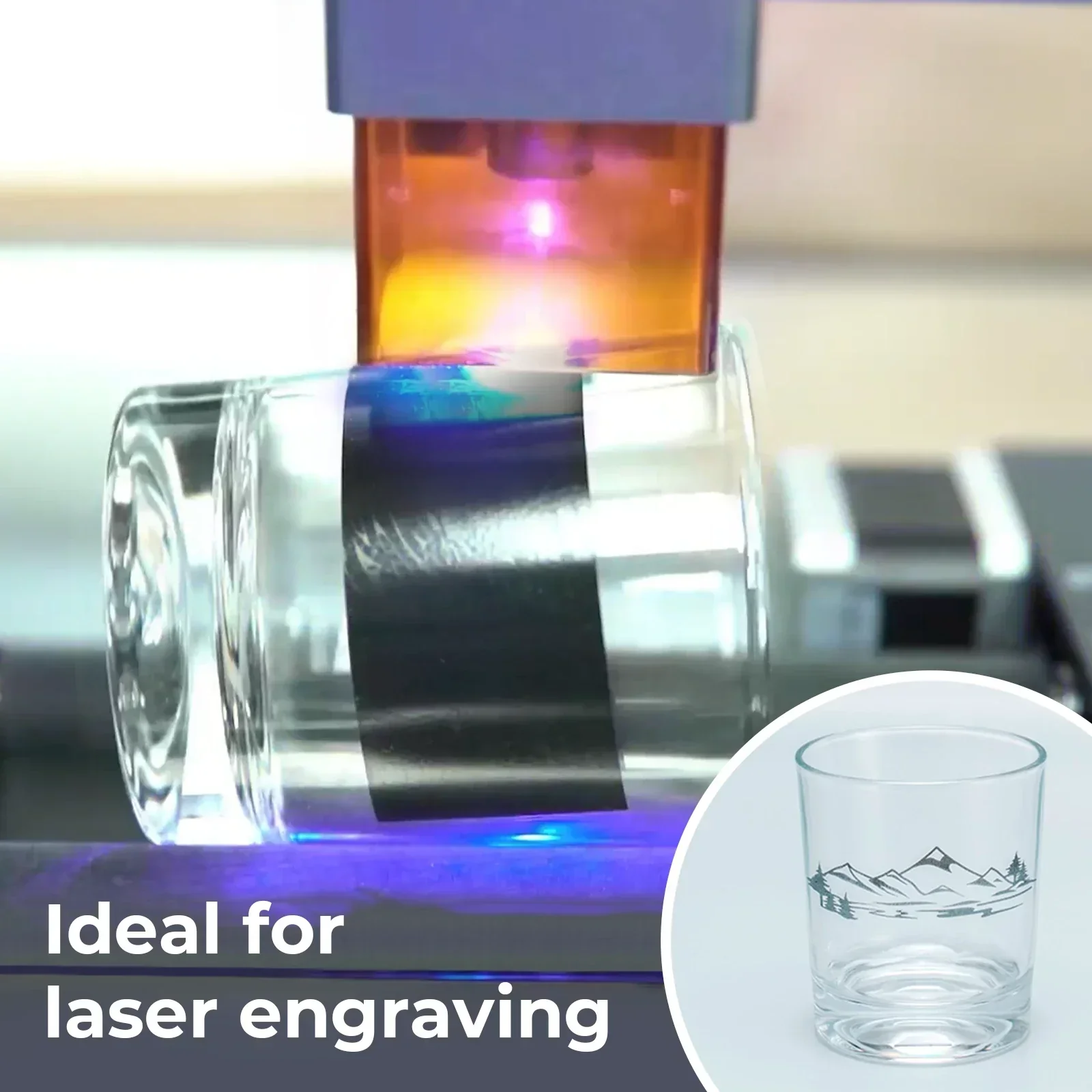 Black Laser Engraving Marking Paper (4pcs) - Image 4