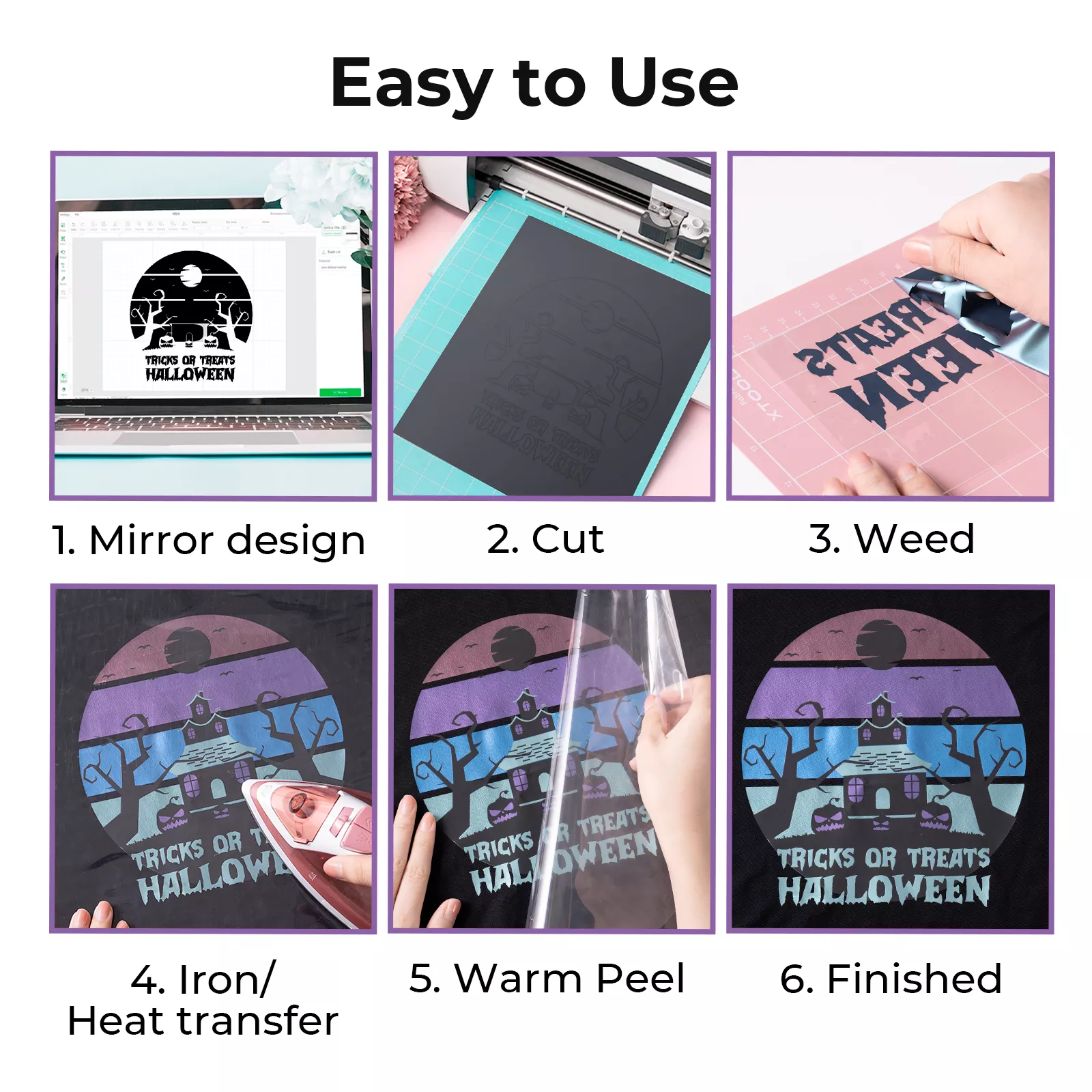 Laser-Safe Chameleon Heat Transfer Vinyl (13pcs) - Image 4