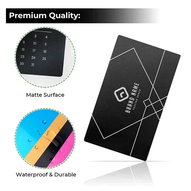 Matte Aluminum Metal Business Cards (300pcs) - Image 4