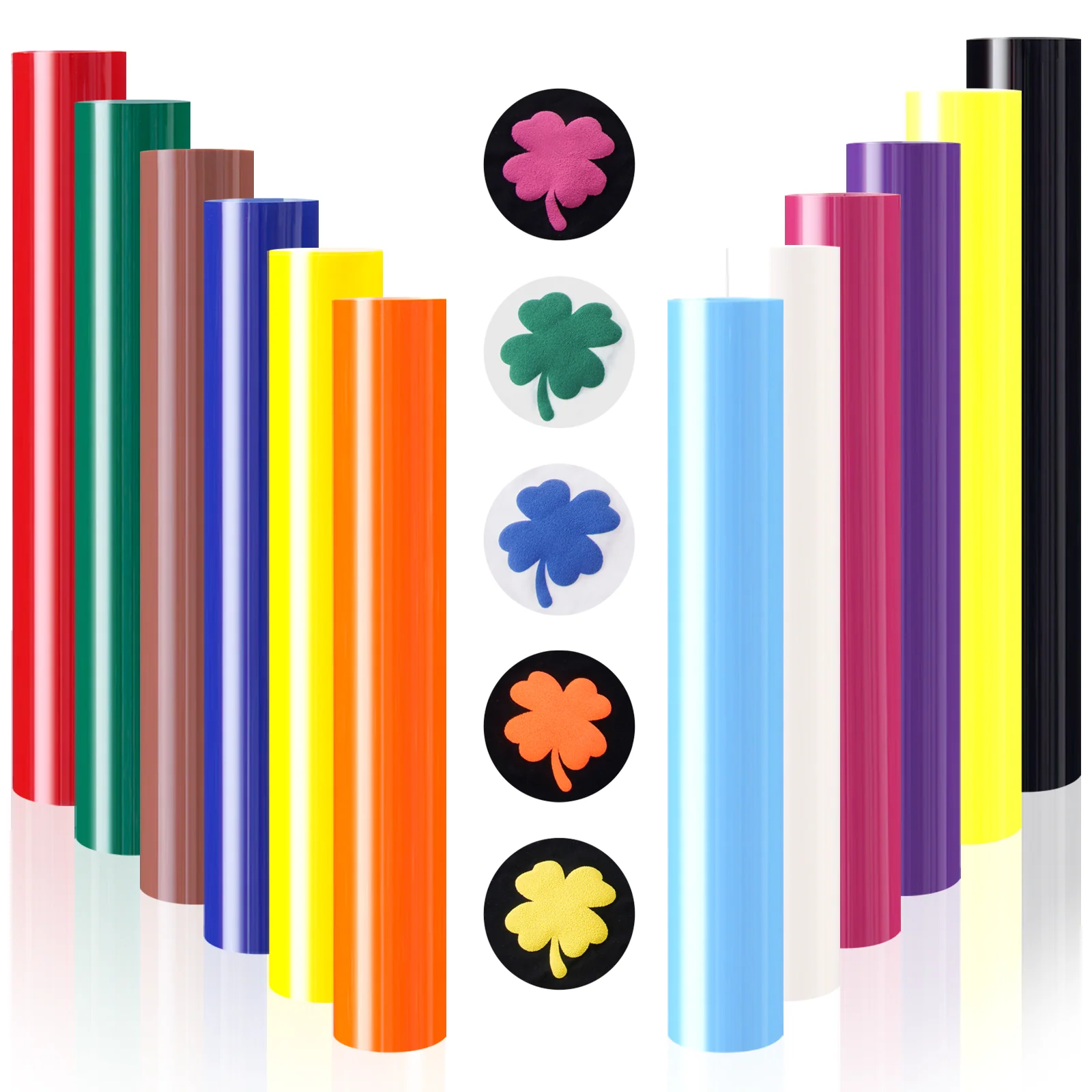 Laser-Safe Mix Colors Puff Vinyl Heat Transfer 3D (14 pcs) - Image 6