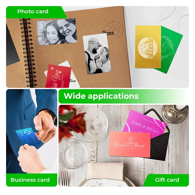 Multicolor Aluminum Business Cards (300pcs) - Image 7