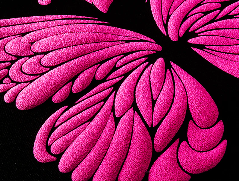 Laser-Safe Neon Pink 3D Puff Heat Transfer Vinyl Roll - Image 6