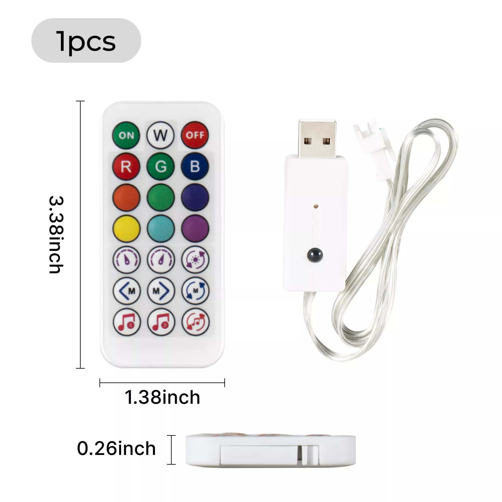 RGB LED Controller & IR Remote Control - Image 3
