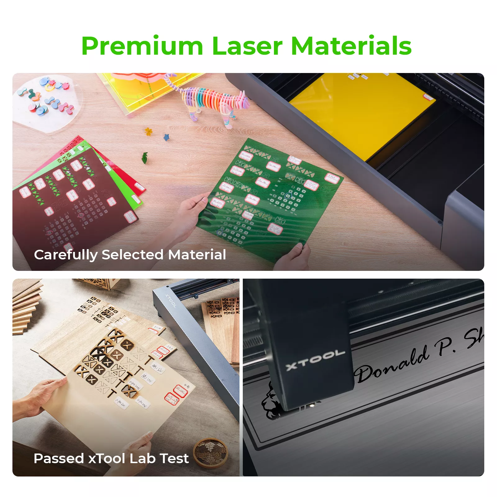 xTool M/S Series Laser Material Kit (34pcs) - Image 6