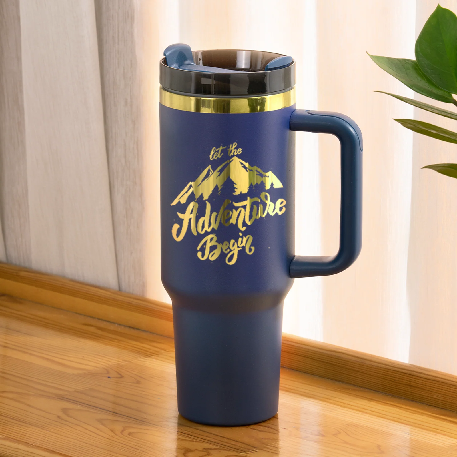 Stainless Steel Tumbler with Handle (40oz) - Image 22