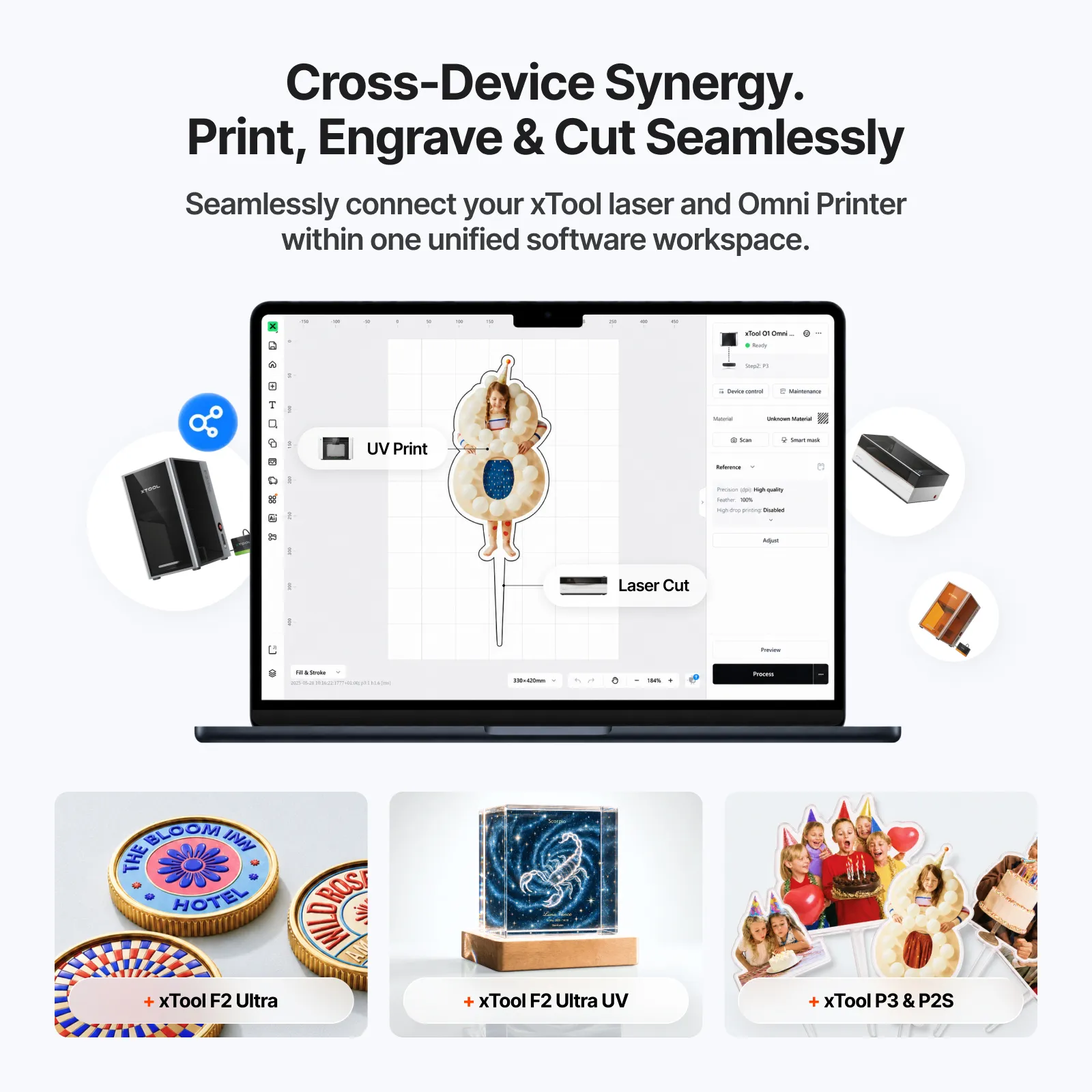 xTool O1 Omni Printer - The World’s First 4-in-1 Omni Printer - Image 13