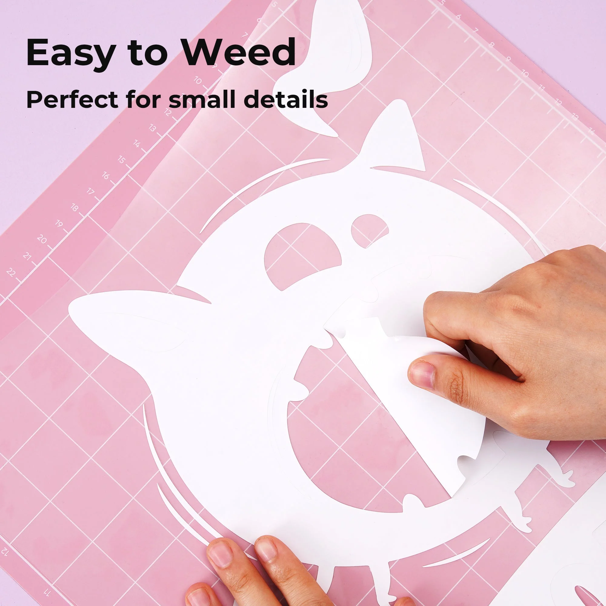 Laser-Safe White HTV Vinyl Roll Heat Transfer Vinyl - Image 5