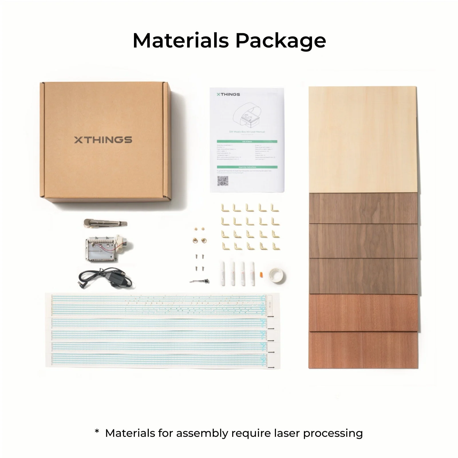 xTool DIY Music Box Kit (materials package) - Image 3