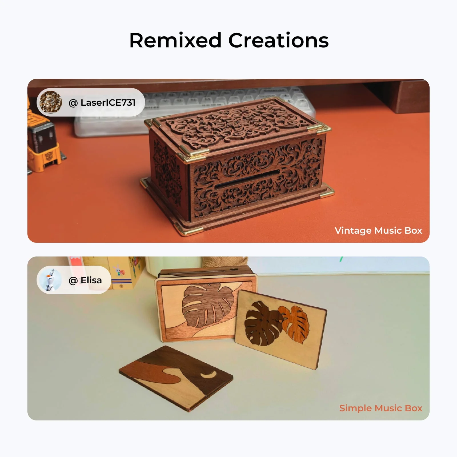 xTool DIY Music Box Kit (materials package) - Image 5