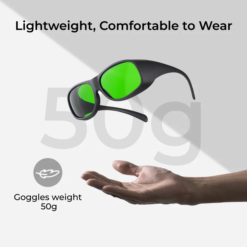 xTool Laser Safety Goggles for 316-460nm, 630-670nm & 800-1080nm Lasers - Image 4