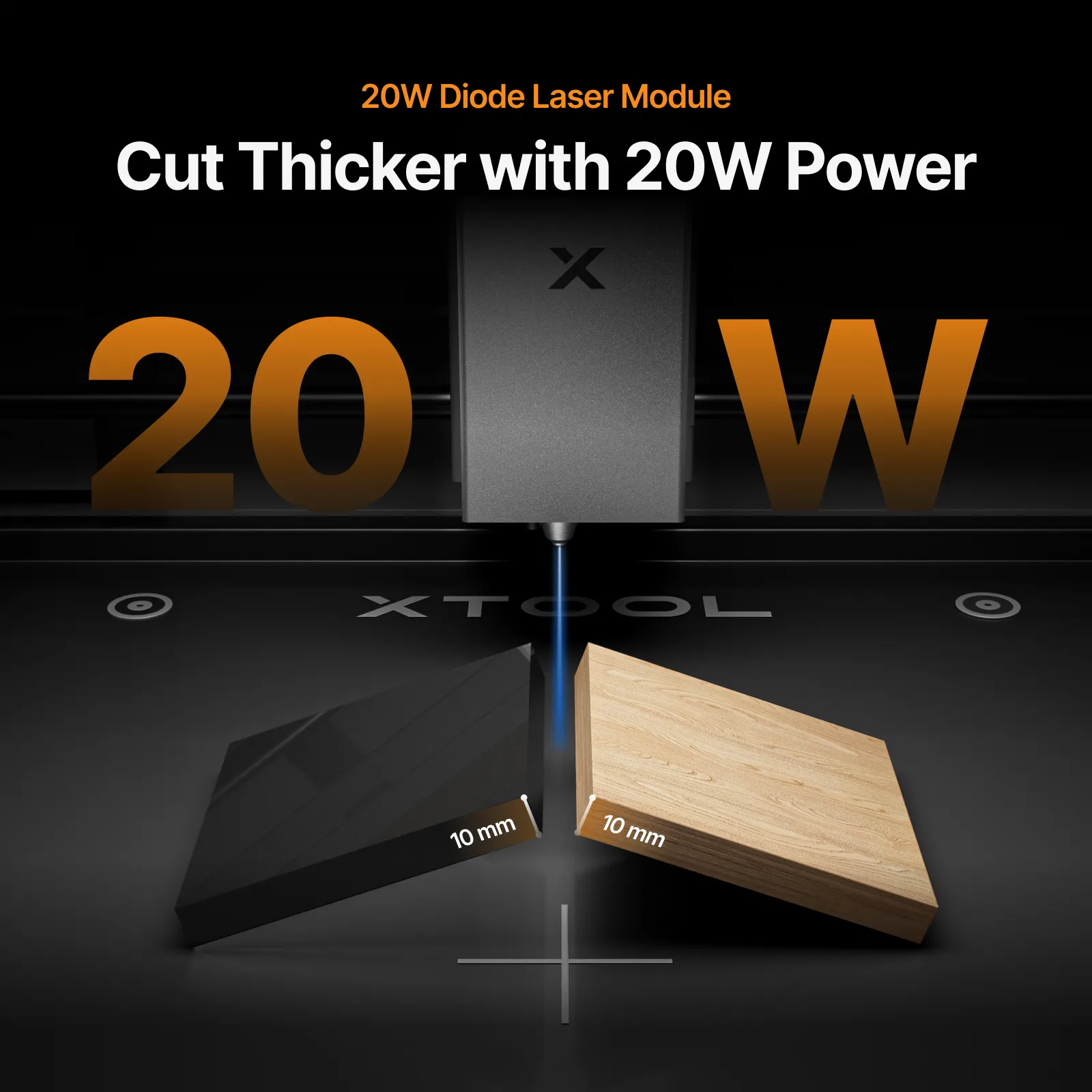 xTool M2 20W 455nm Diode Laser Module - Image 2